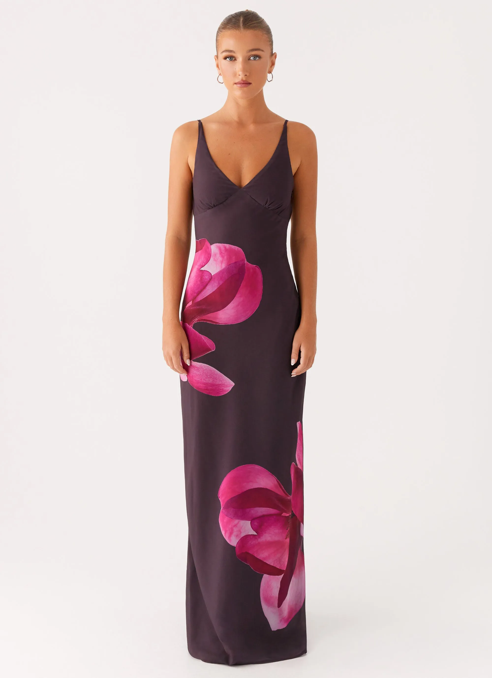 Griselda Maxi Dress - Dark Chocolate sold by Peppermayo product image thumbnail 2