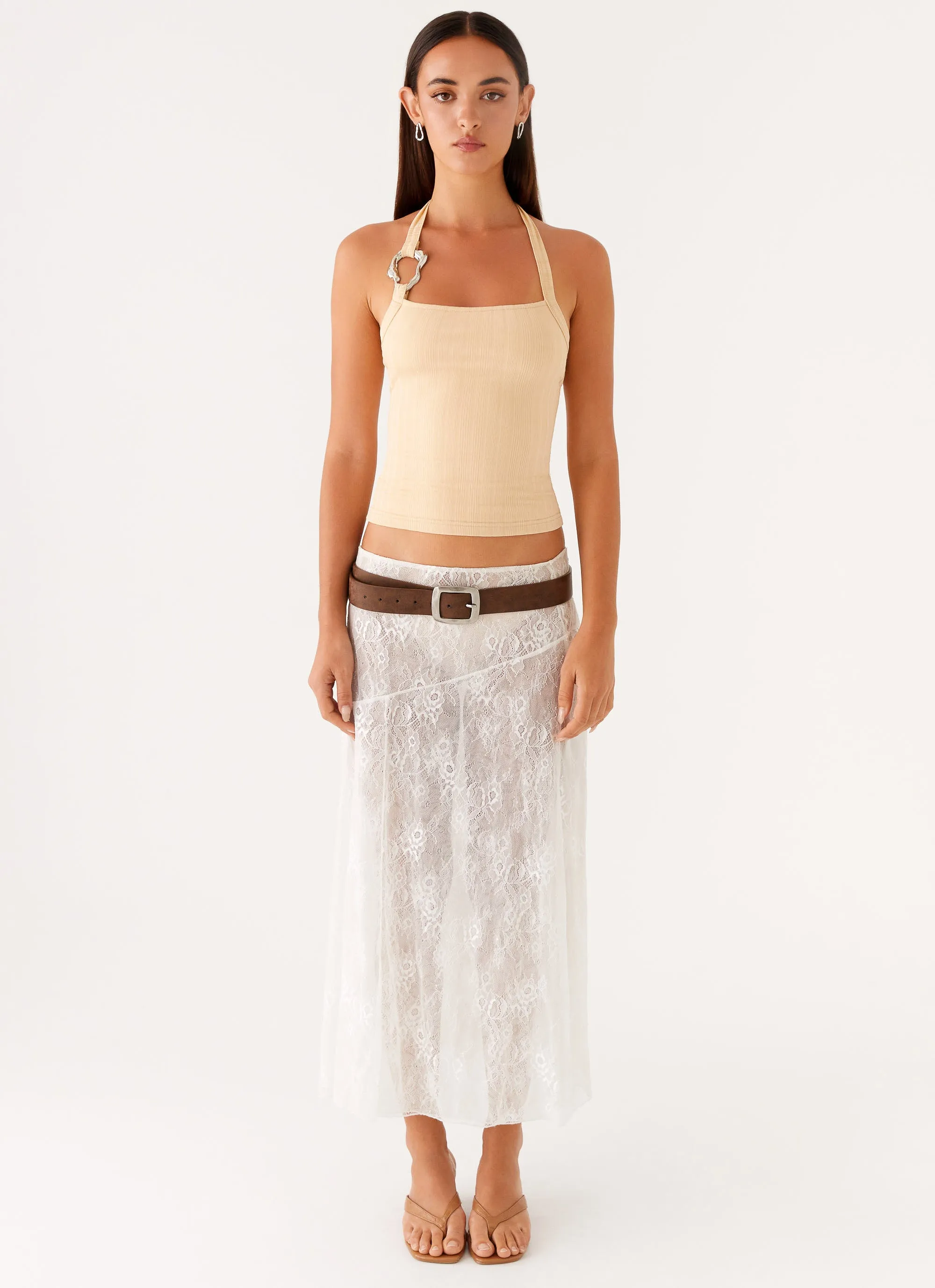 Selene Halter Top - Tan sold by Peppermayo product image thumbnail 2