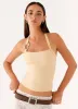 Selene Halter Top - Tan sold by Peppermayo