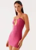 Jupiter Mini Dress - Raspberry sold by Peppermayo