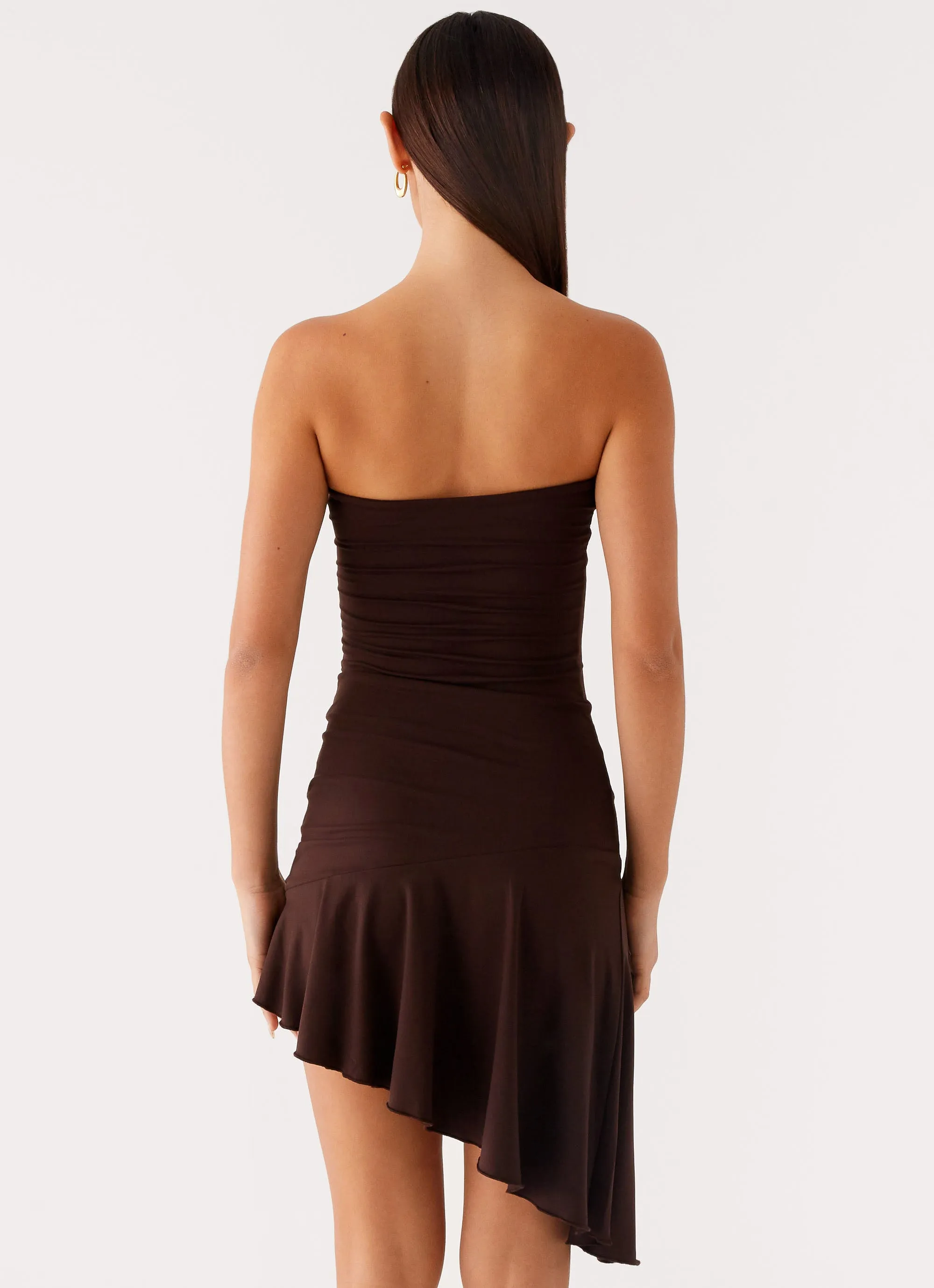 Arianne Mini Dress - Chocolate sold by Peppermayo product image thumbnail 4