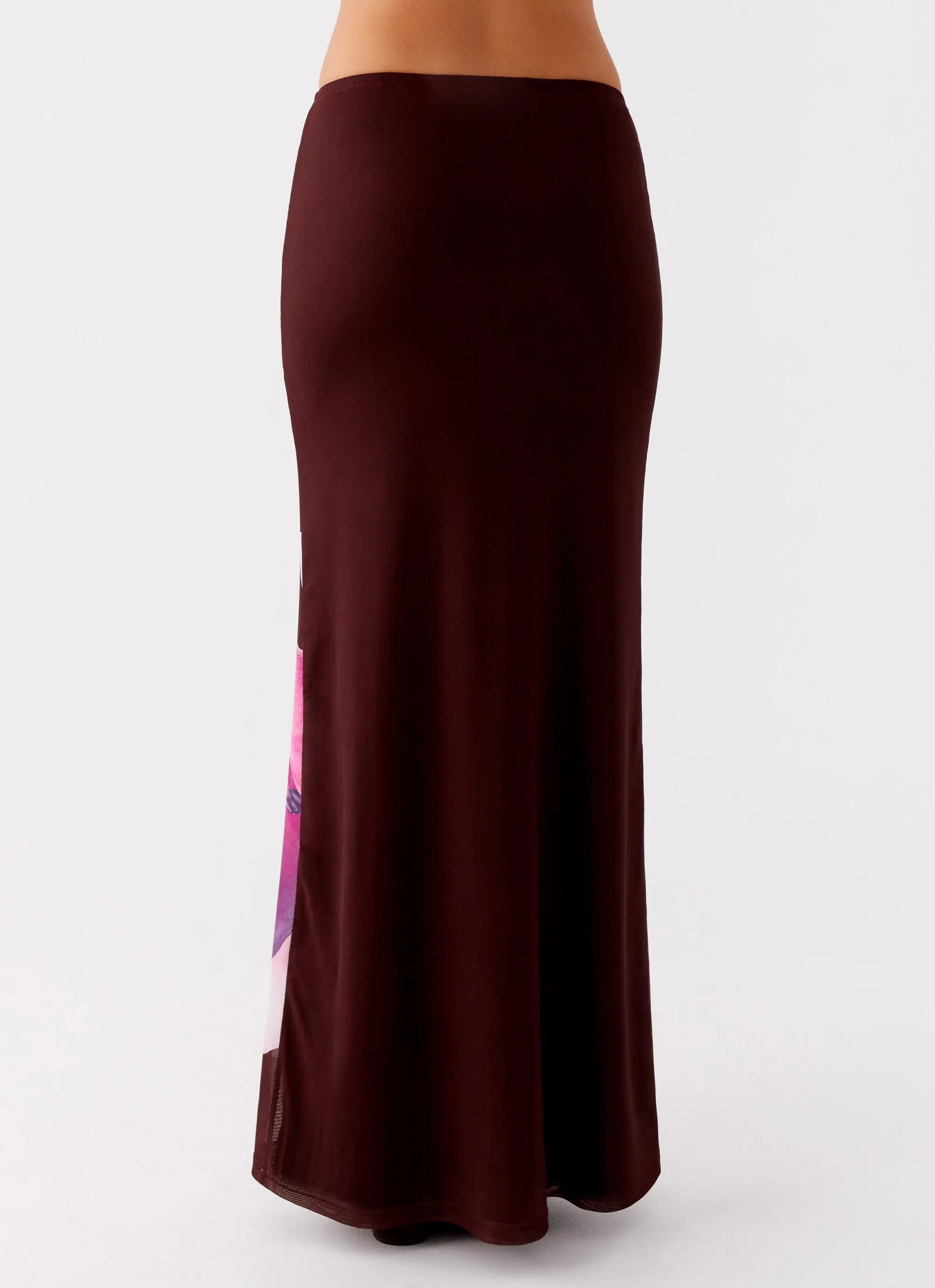 Alpha Maxi Skirt - Dark Chocolate sold by Peppermayo product image thumbnail 5