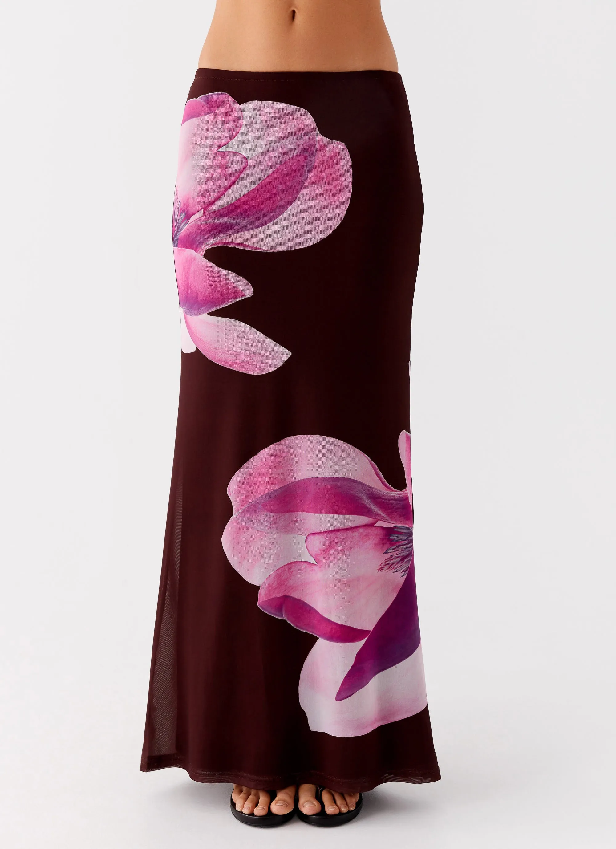 Alpha Maxi Skirt - Dark Chocolate sold by Peppermayo product image thumbnail 3