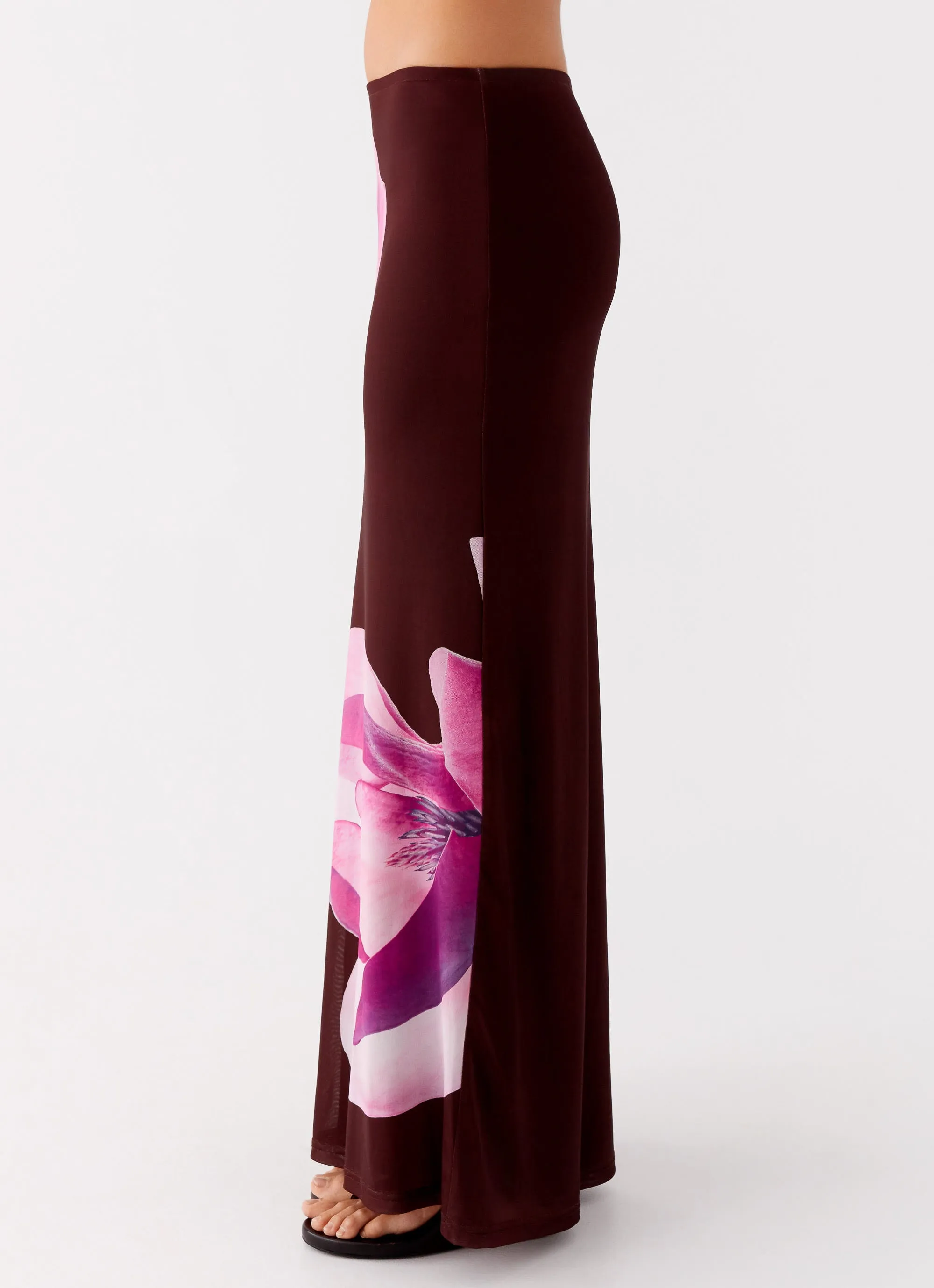 Alpha Maxi Skirt - Dark Chocolate sold by Peppermayo product image thumbnail 4