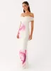 Madeira Maxi Dress - Ivory sold by Peppermayo