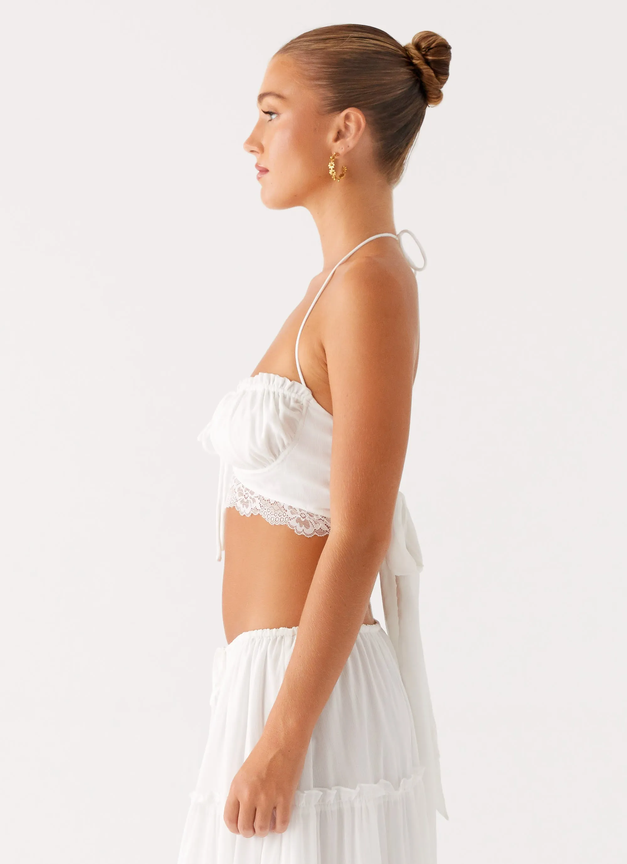 Evi Halterneck Top - Ivory sold by Peppermayo product image thumbnail 3