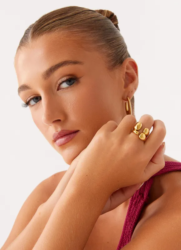 Catena Ring - Gold sold by Peppermayo