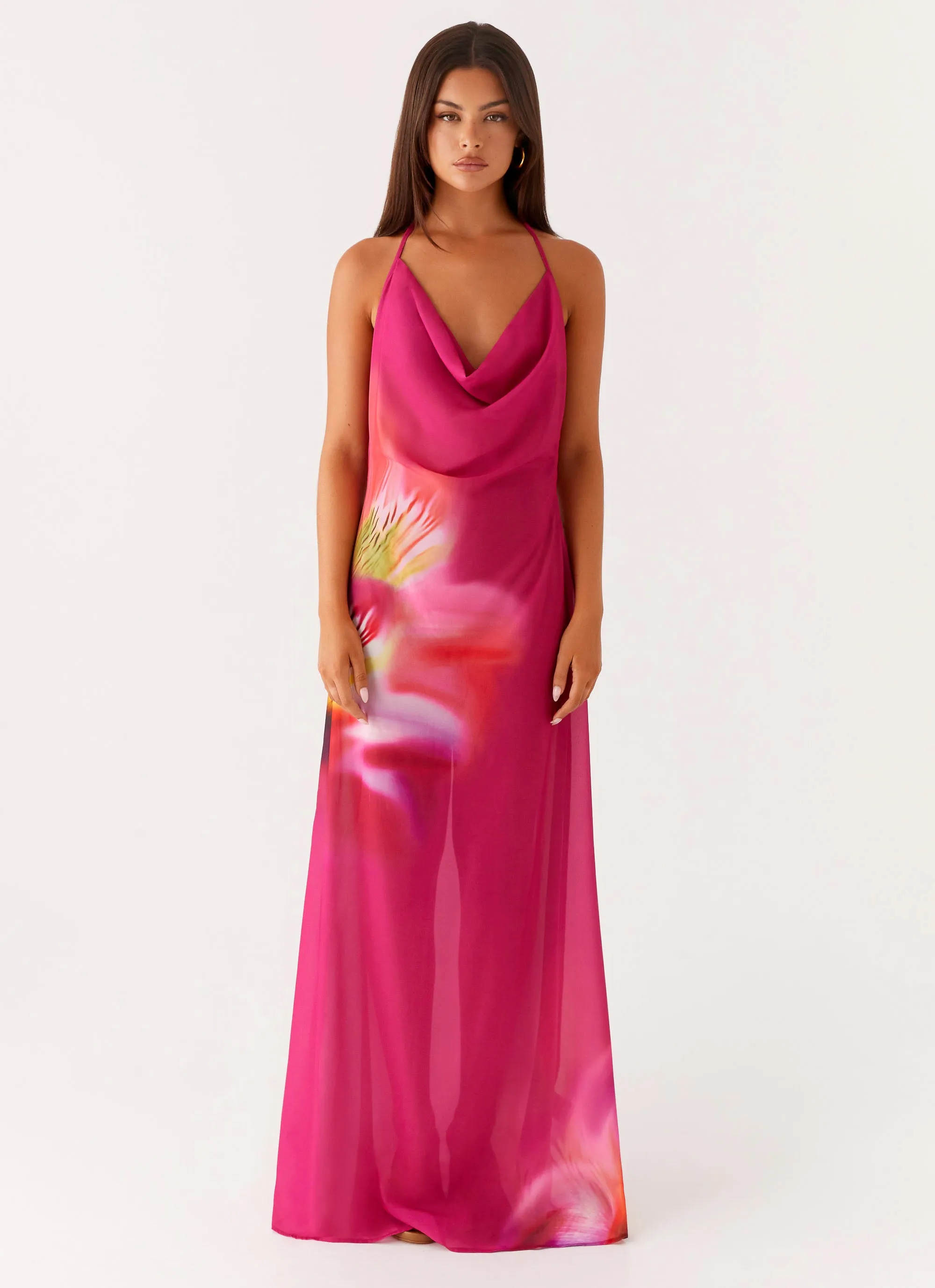 Fantasy Maxi Dress - Pink Tropical sold by Peppermayo product image thumbnail 3