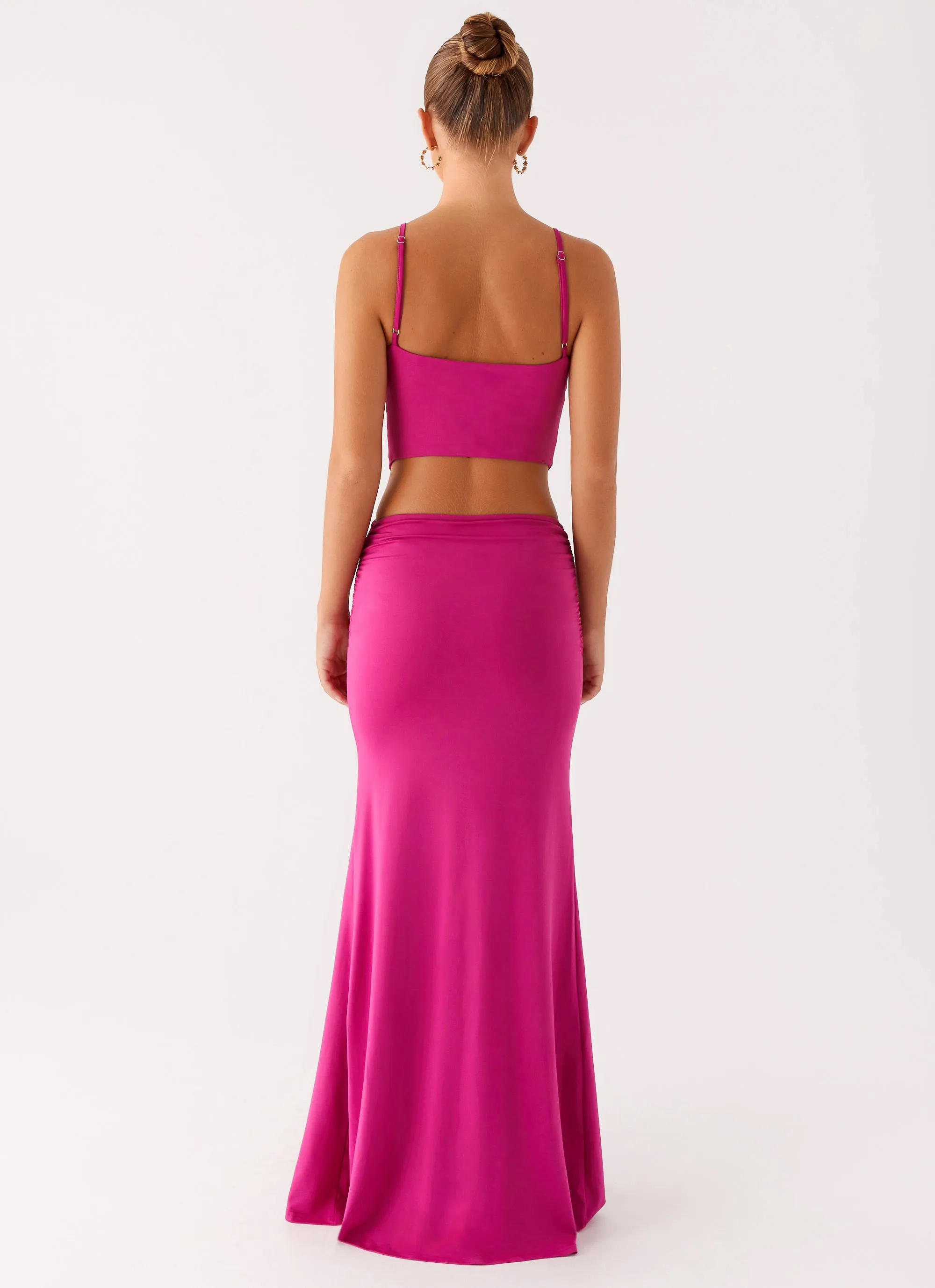 Headliner Maxi Dress - Fuchsia sold by Peppermayo product image thumbnail 4