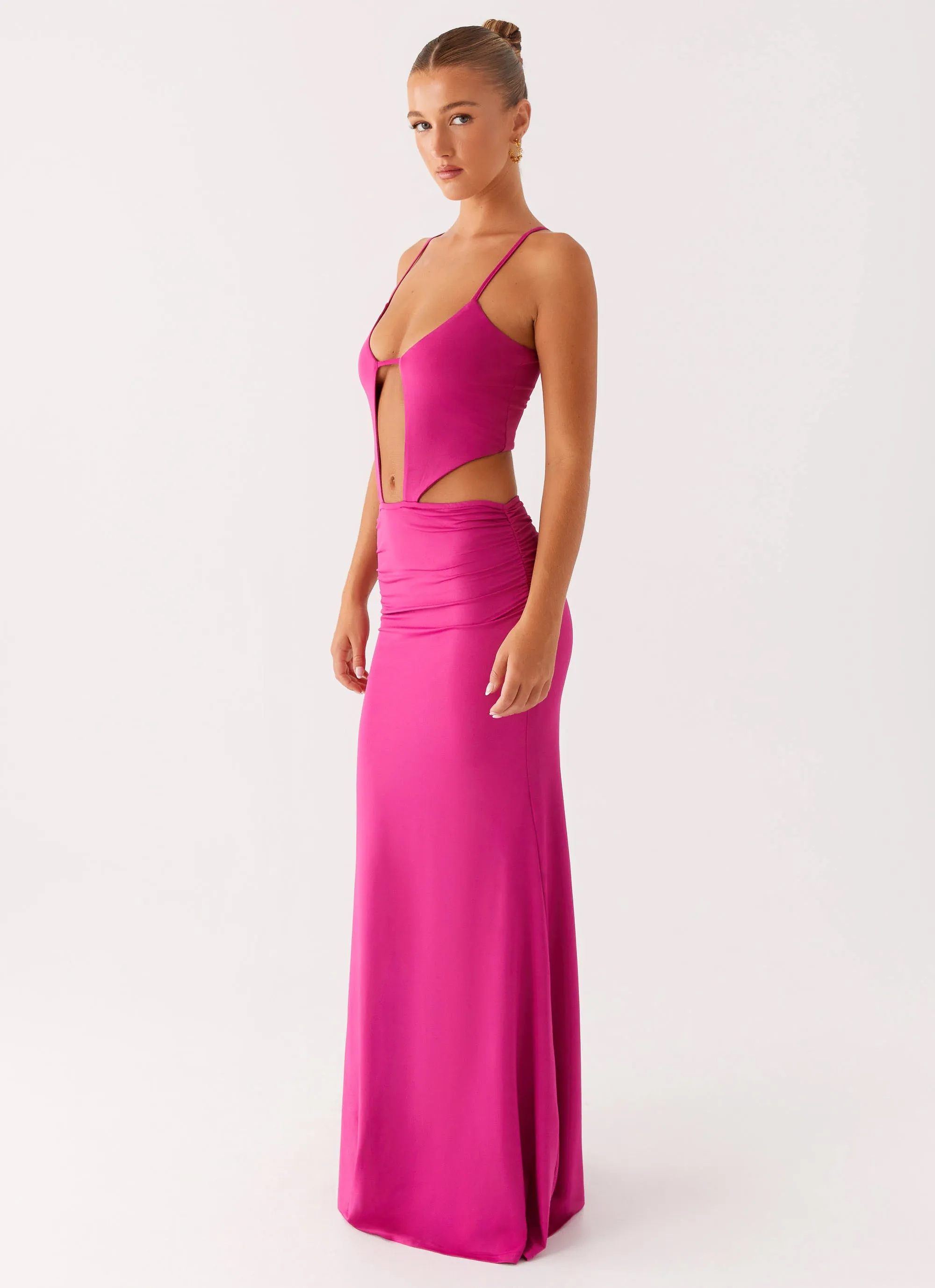 Headliner Maxi Dress - Fuchsia sold by Peppermayo product image thumbnail 5
