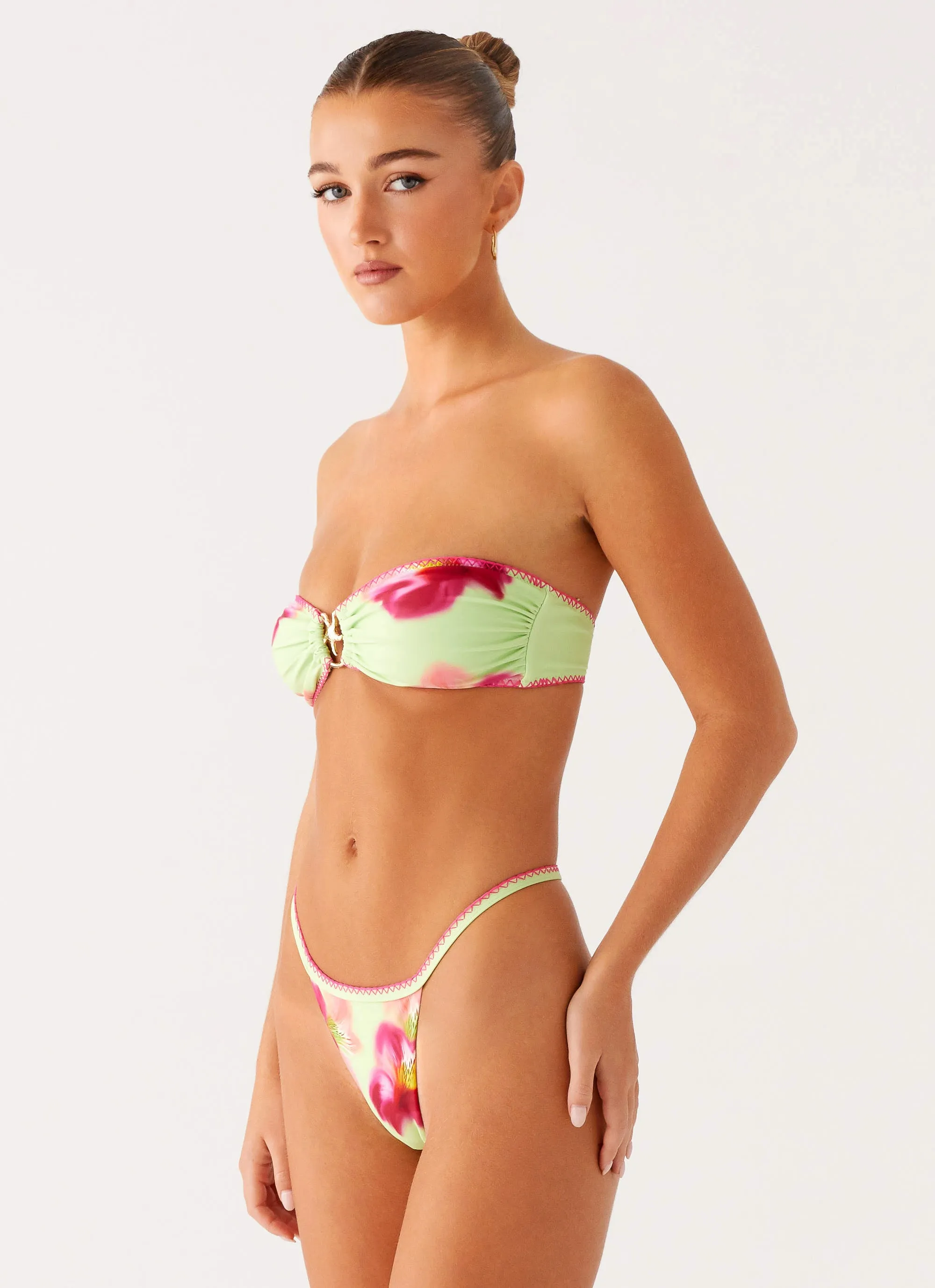 Laurel Bikini Bottoms - Green Tropical sold by Peppermayo product image thumbnail 5