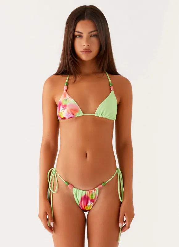 Rach Bikini Bottoms - Green Tropical sold by Peppermayo