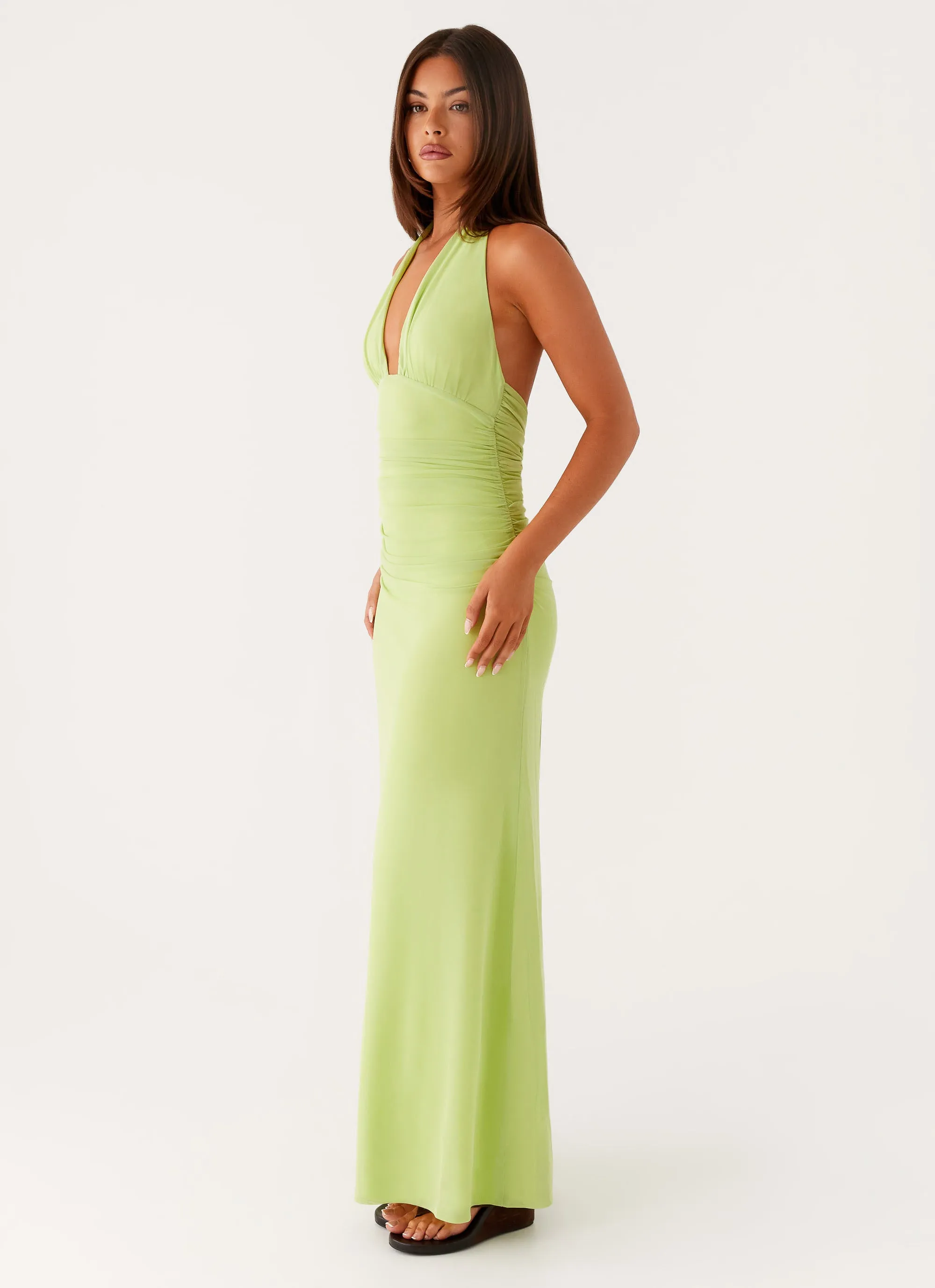 Kerrie Maxi Dress - Lime sold by Peppermayo product image thumbnail 5