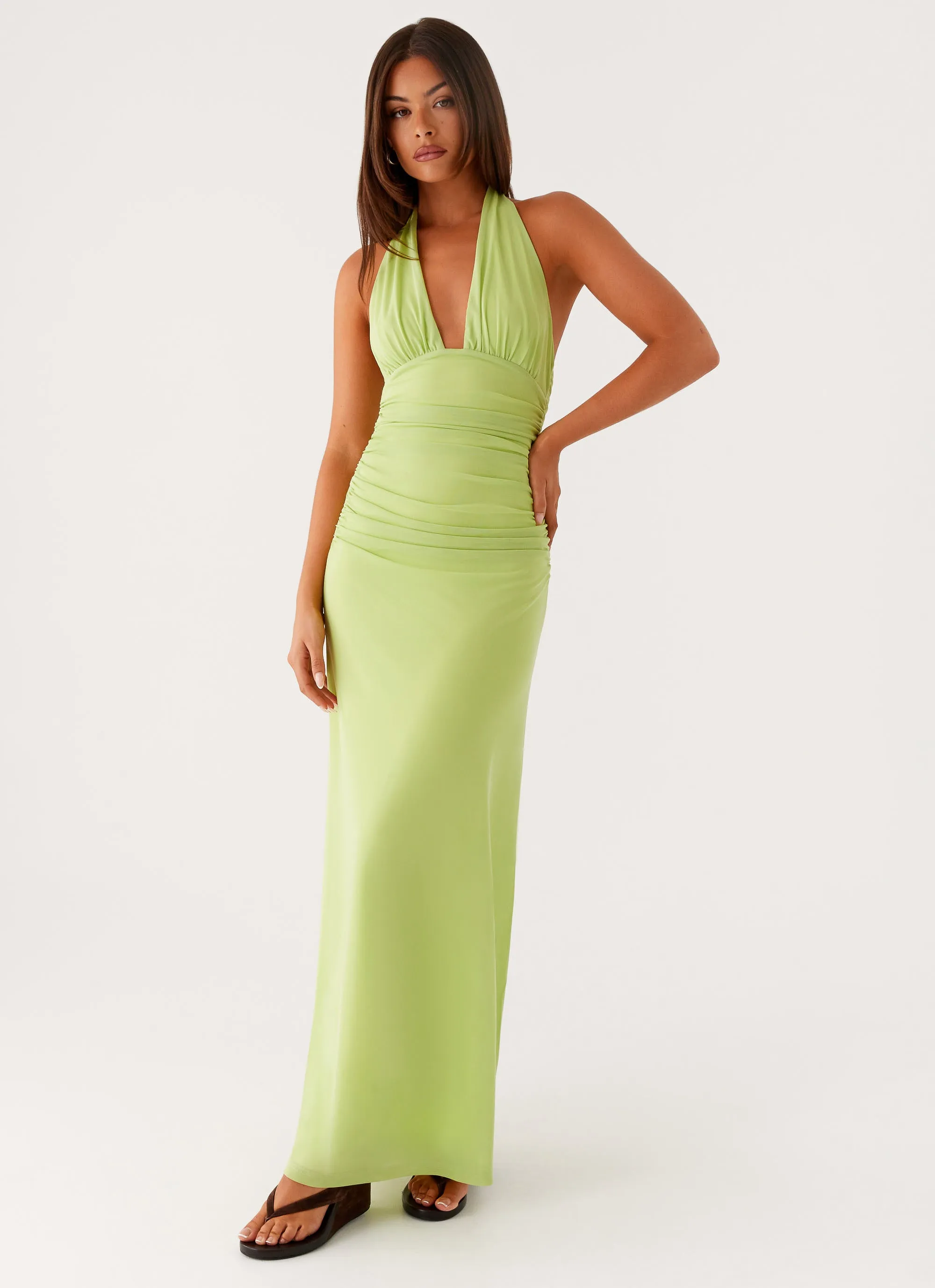 Kerrie Maxi Dress - Lime sold by Peppermayo product image thumbnail 2