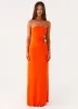 Anetta Maxi Dress - Orange sold by Peppermayo