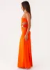 Anetta Maxi Dress - Orange sold by Peppermayo