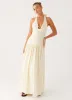 Val Maxi Dress - Lemon sold by Peppermayo