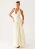 Val Maxi Dress - Lemon sold by Peppermayo