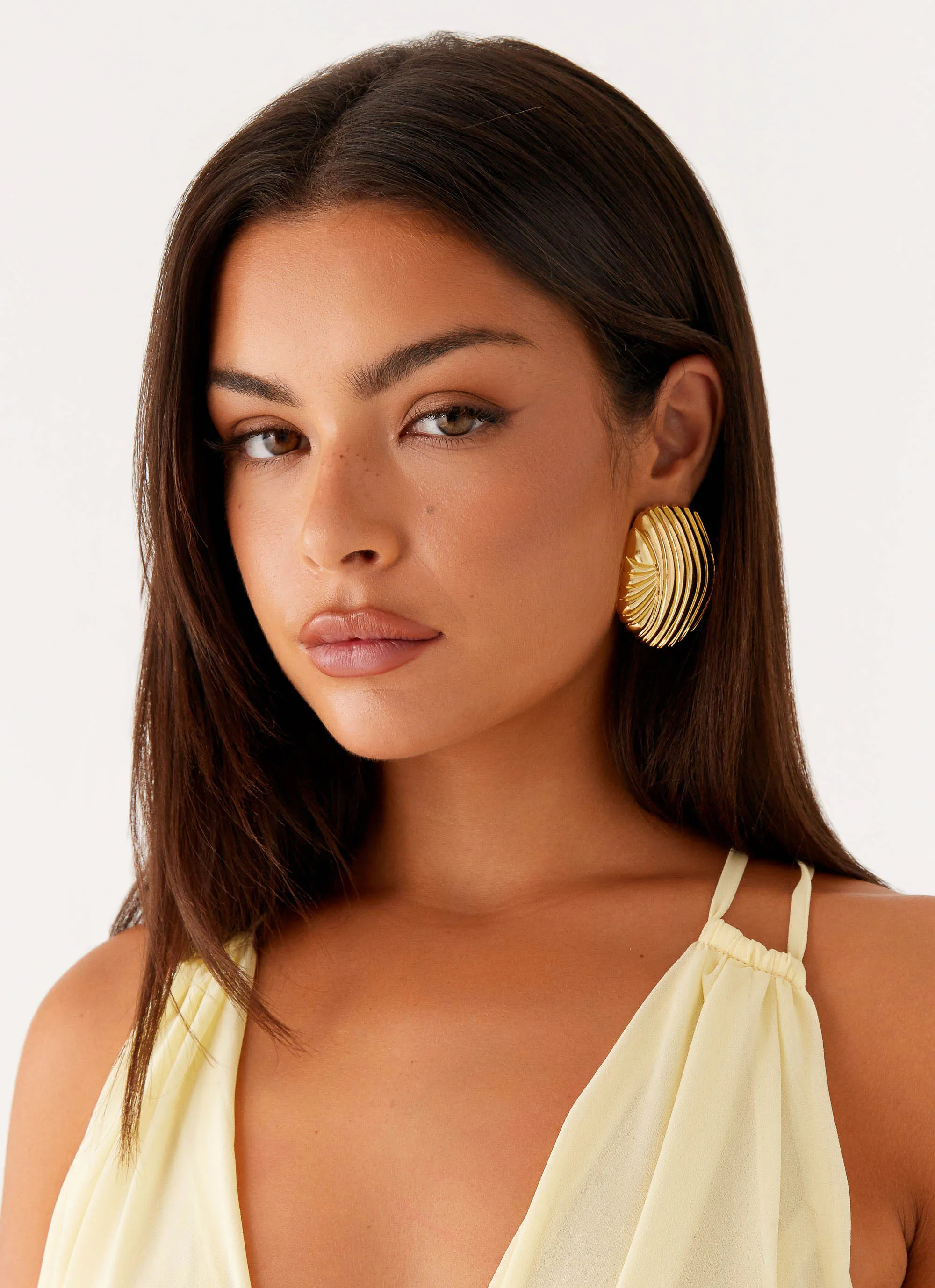 Cici Earrings - Gold sold by Peppermayo product image thumbnail 3