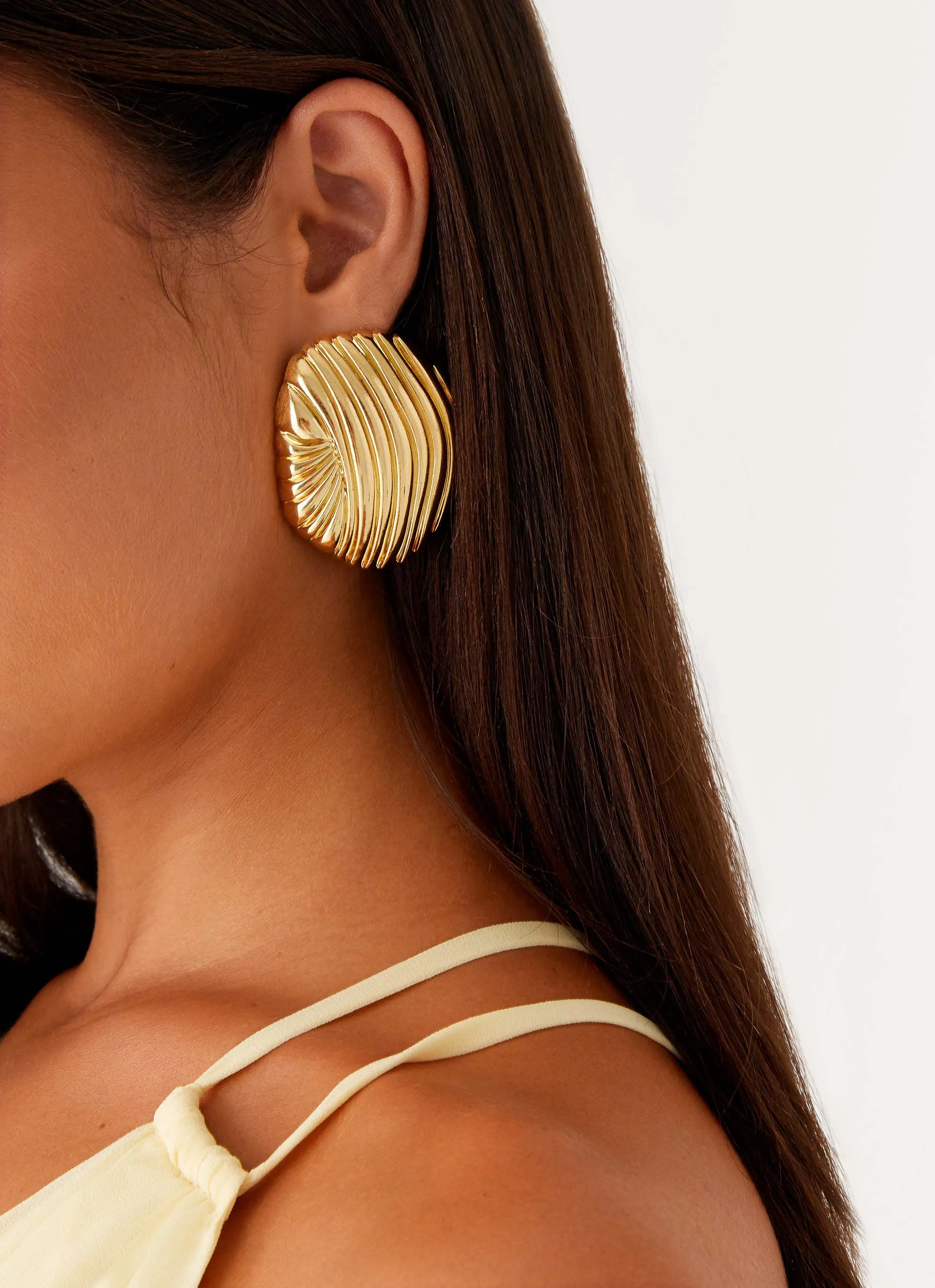 Cici Earrings - Gold sold by Peppermayo product image thumbnail 2