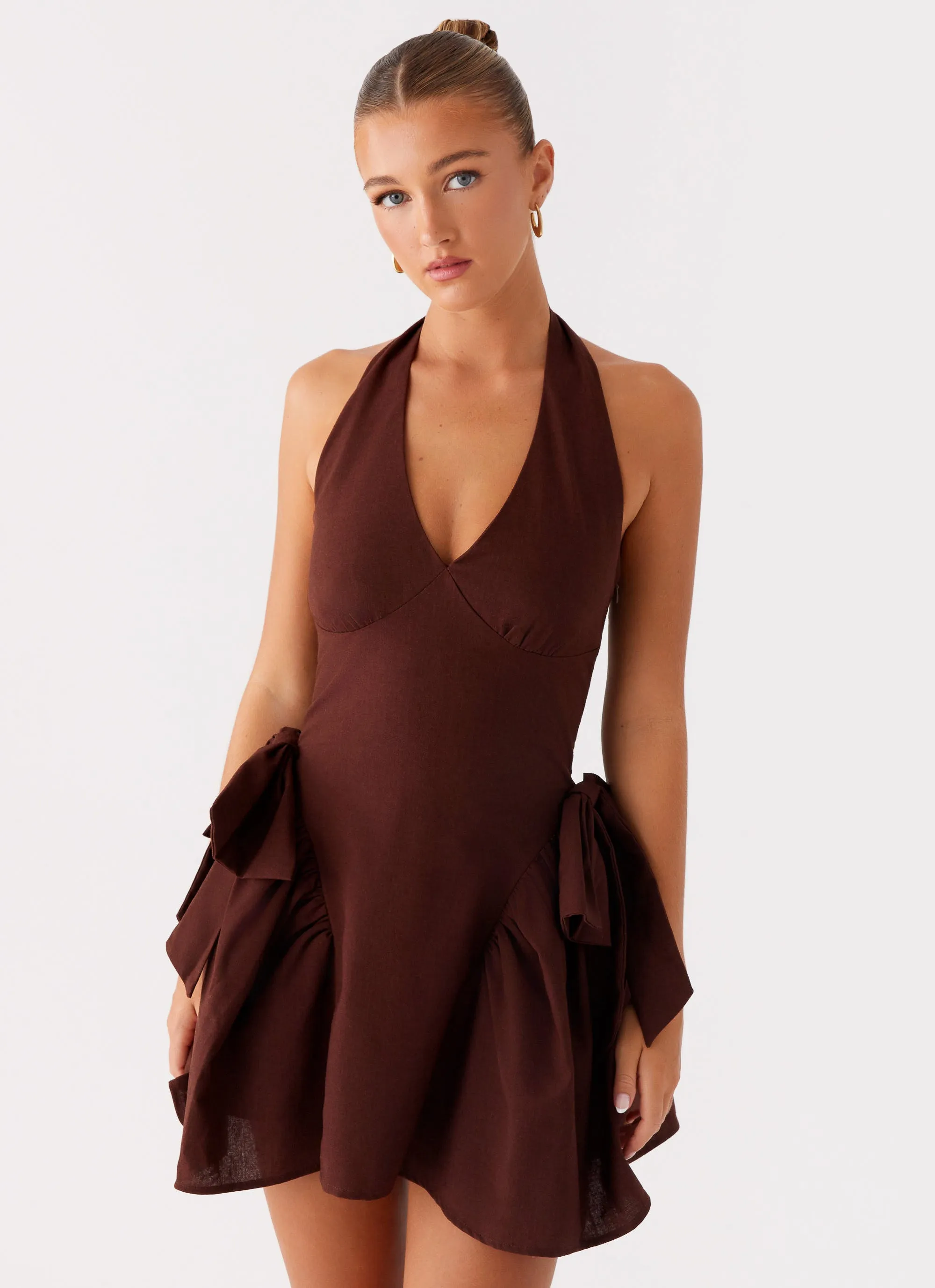 Avalo Mini Dress - Chocolate sold by Peppermayo product image thumbnail 5