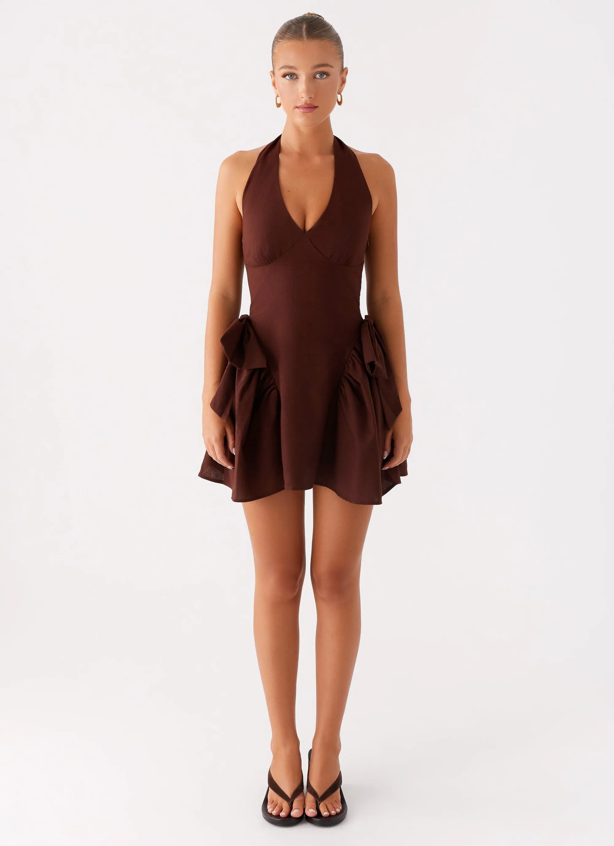 Avalo Mini Dress - Chocolate sold by Peppermayo product image thumbnail 2