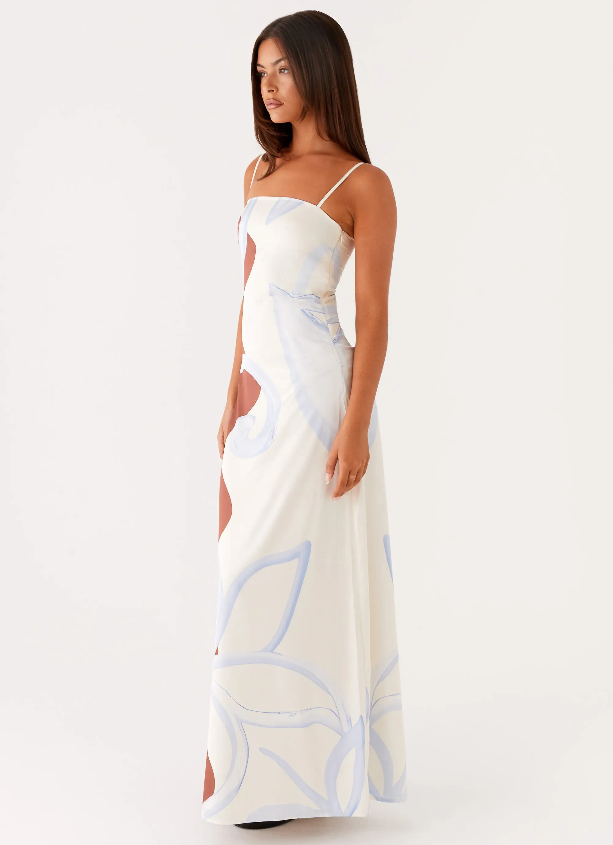 Aster Bloom Maxi Dress - Bloom Wave Print sold by Peppermayo product image thumbnail 2