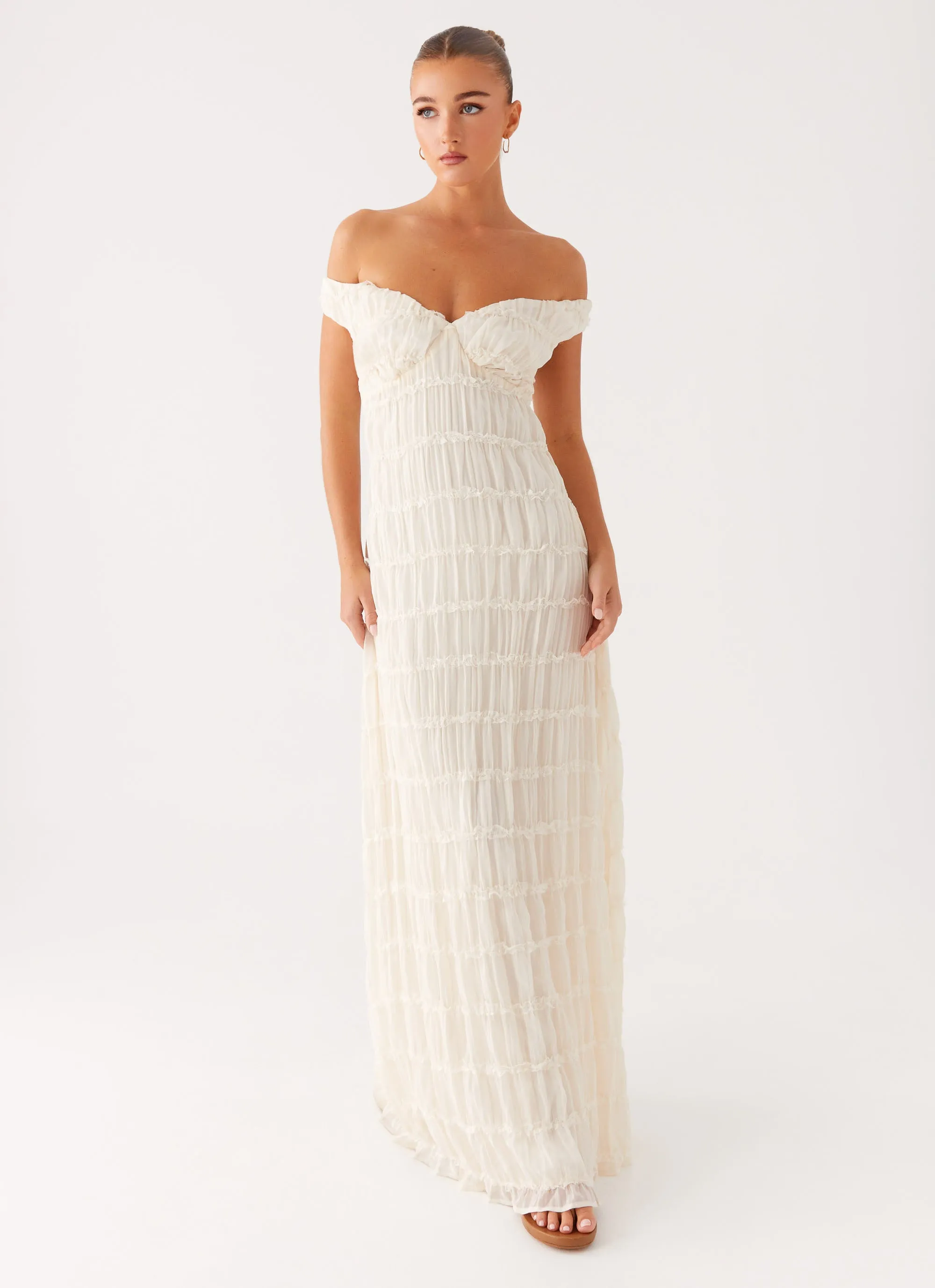 Embrace Maxi Dress - Ivory sold by Peppermayo product image thumbnail 3