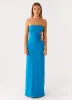 Anetta Maxi Dress - Royal Blue sold by Peppermayo