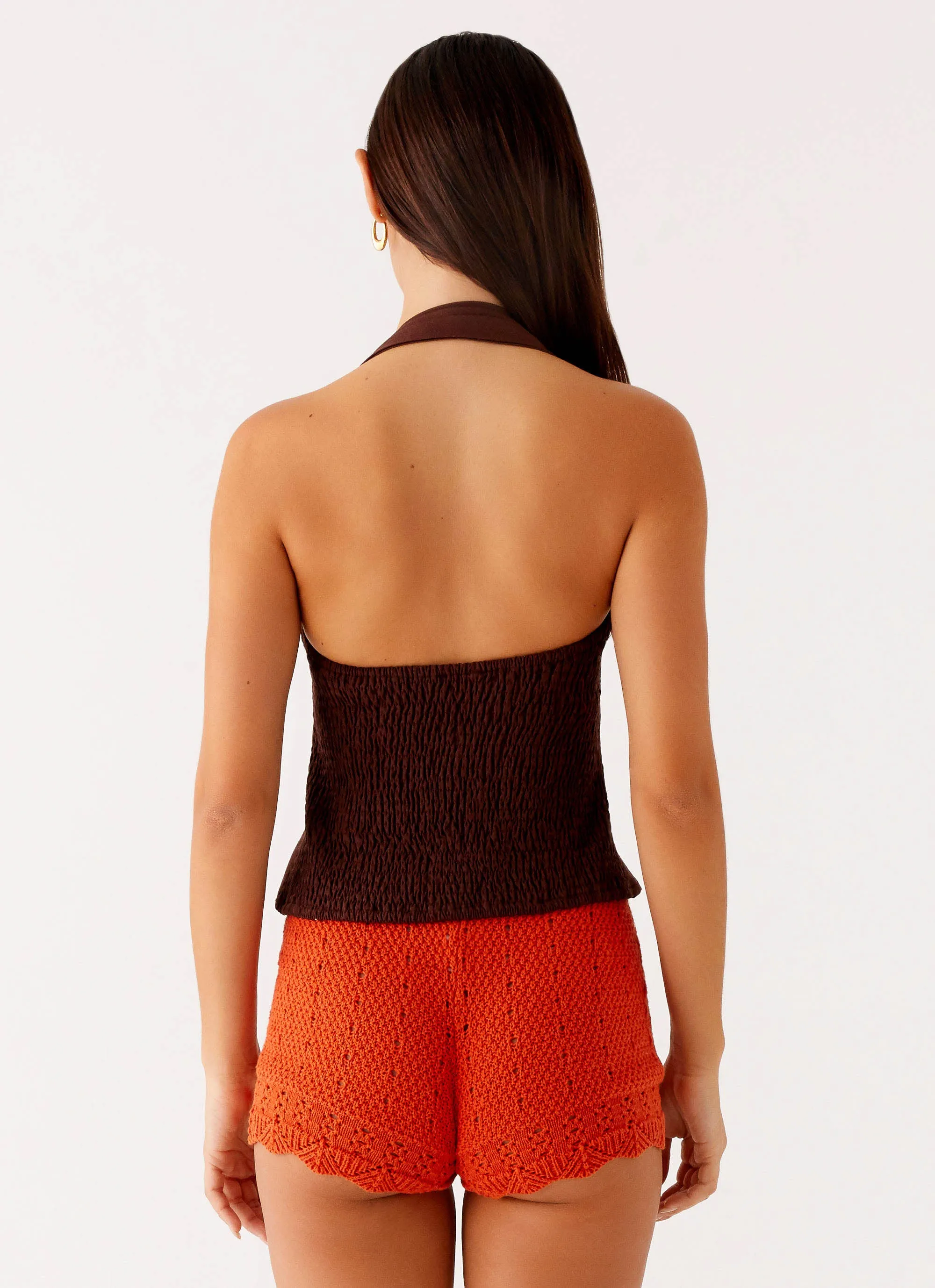 Oakley Low Rise Mini Shorts - Orange sold by Peppermayo product image thumbnail 3