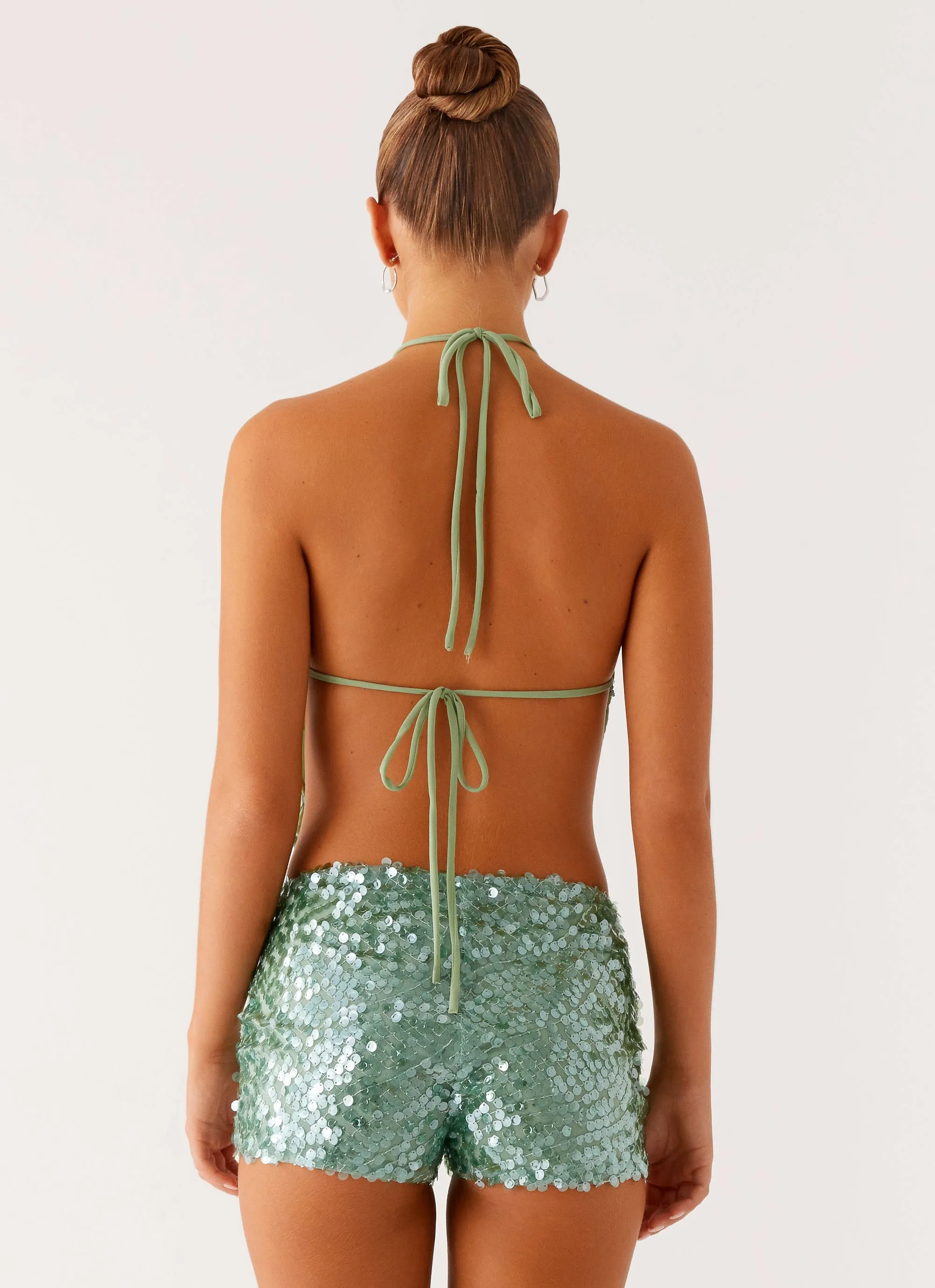 Jonti Halterneck Top - Mint sold by Peppermayo product image thumbnail 4