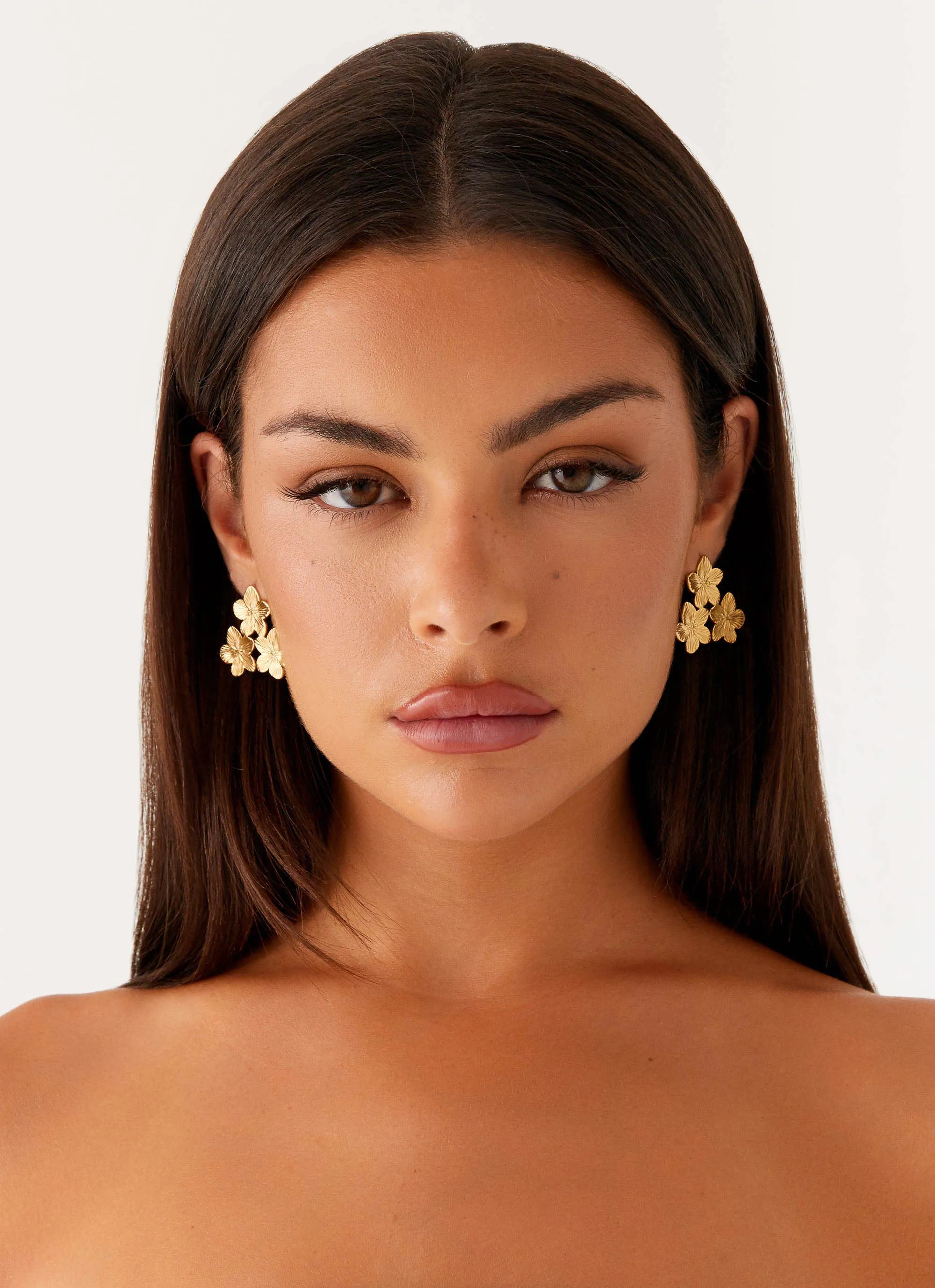 Kiana Earrings - Gold sold by Peppermayo product image thumbnail 3