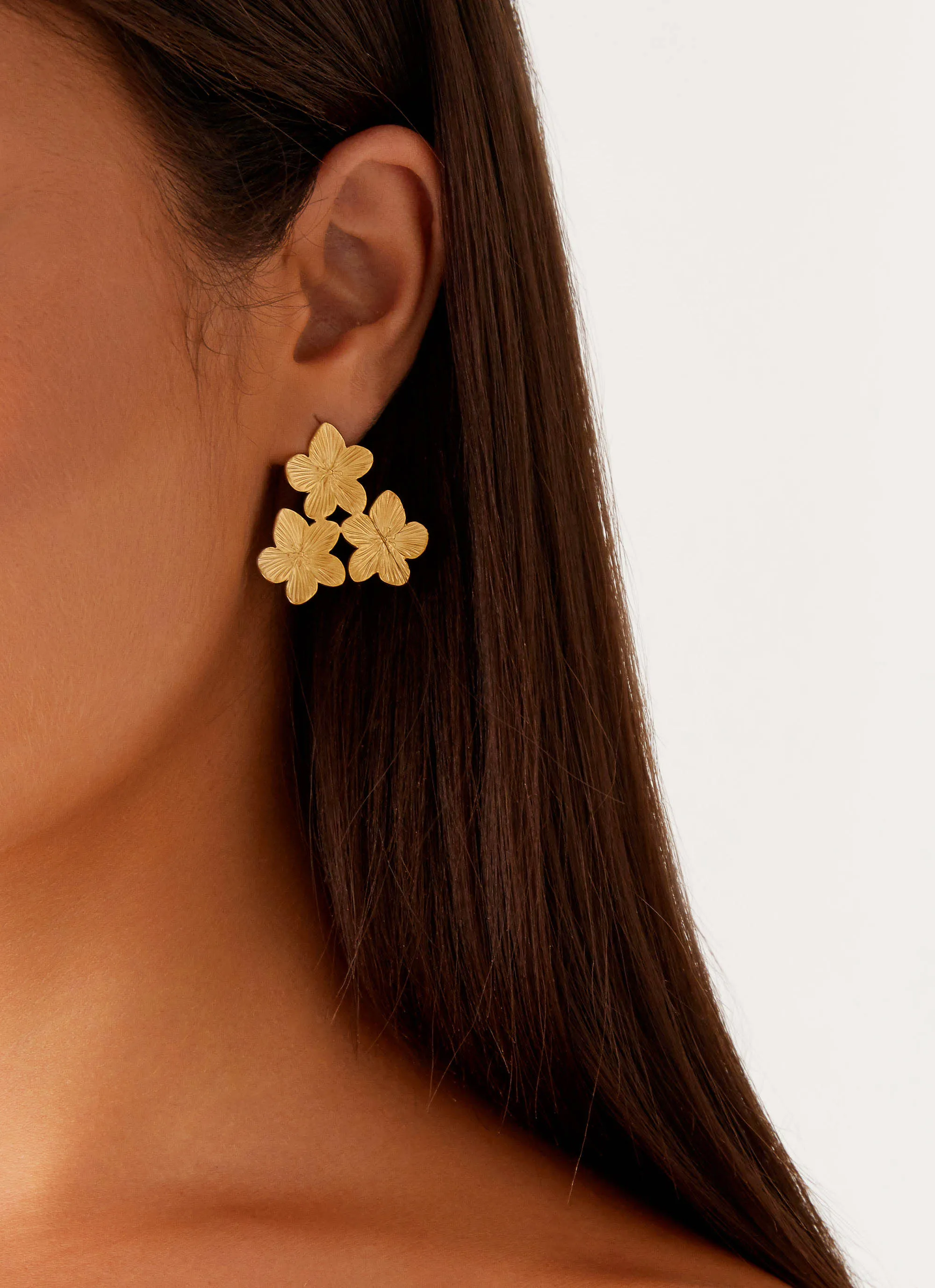 Kiana Earrings - Gold sold by Peppermayo product image thumbnail 2