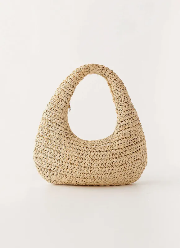 Neevah Shoulder Bag - Natural sold by Peppermayo