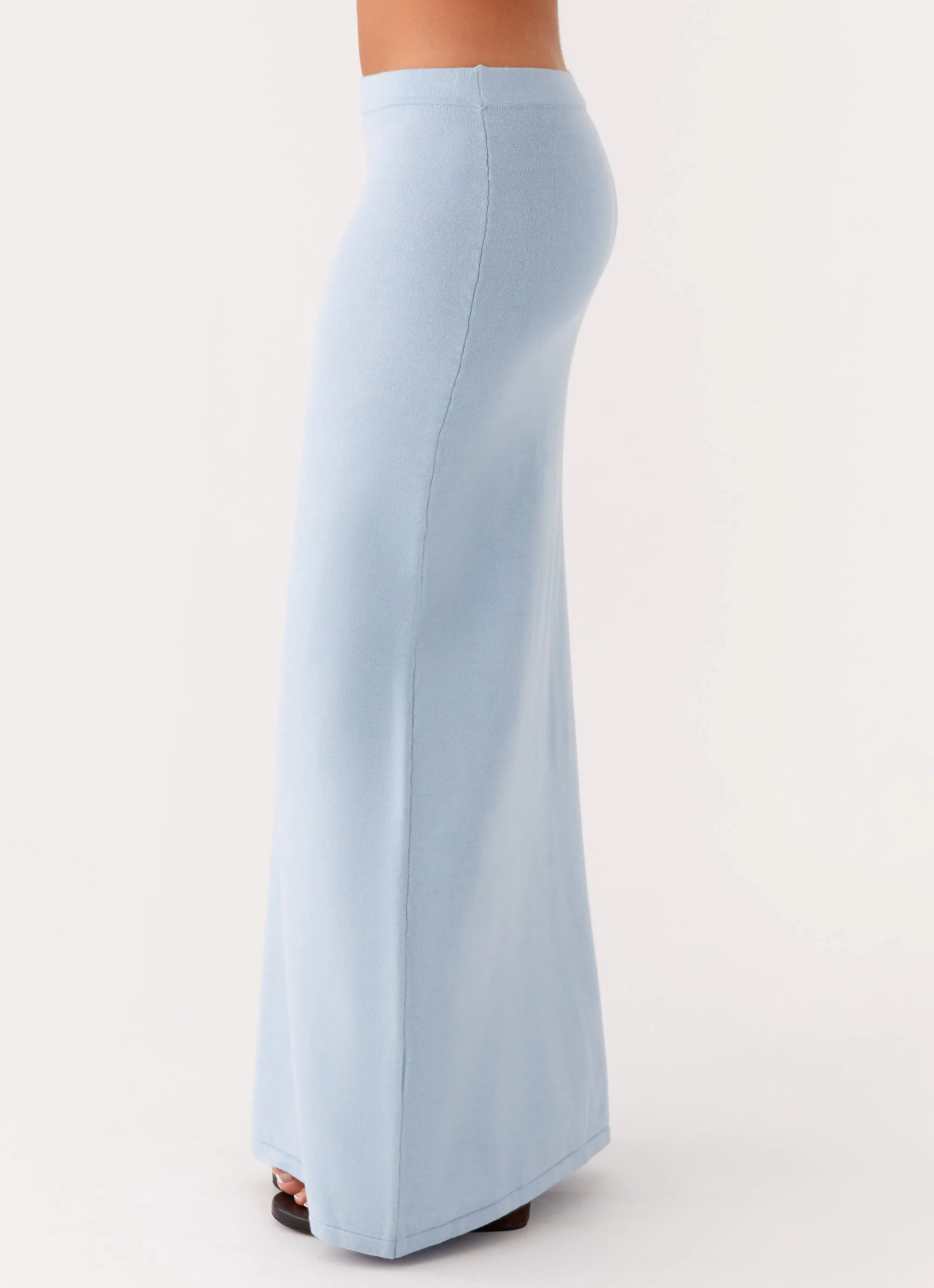 Anastasia Knit Maxi Skirt - Blue sold by Peppermayo product image thumbnail 2