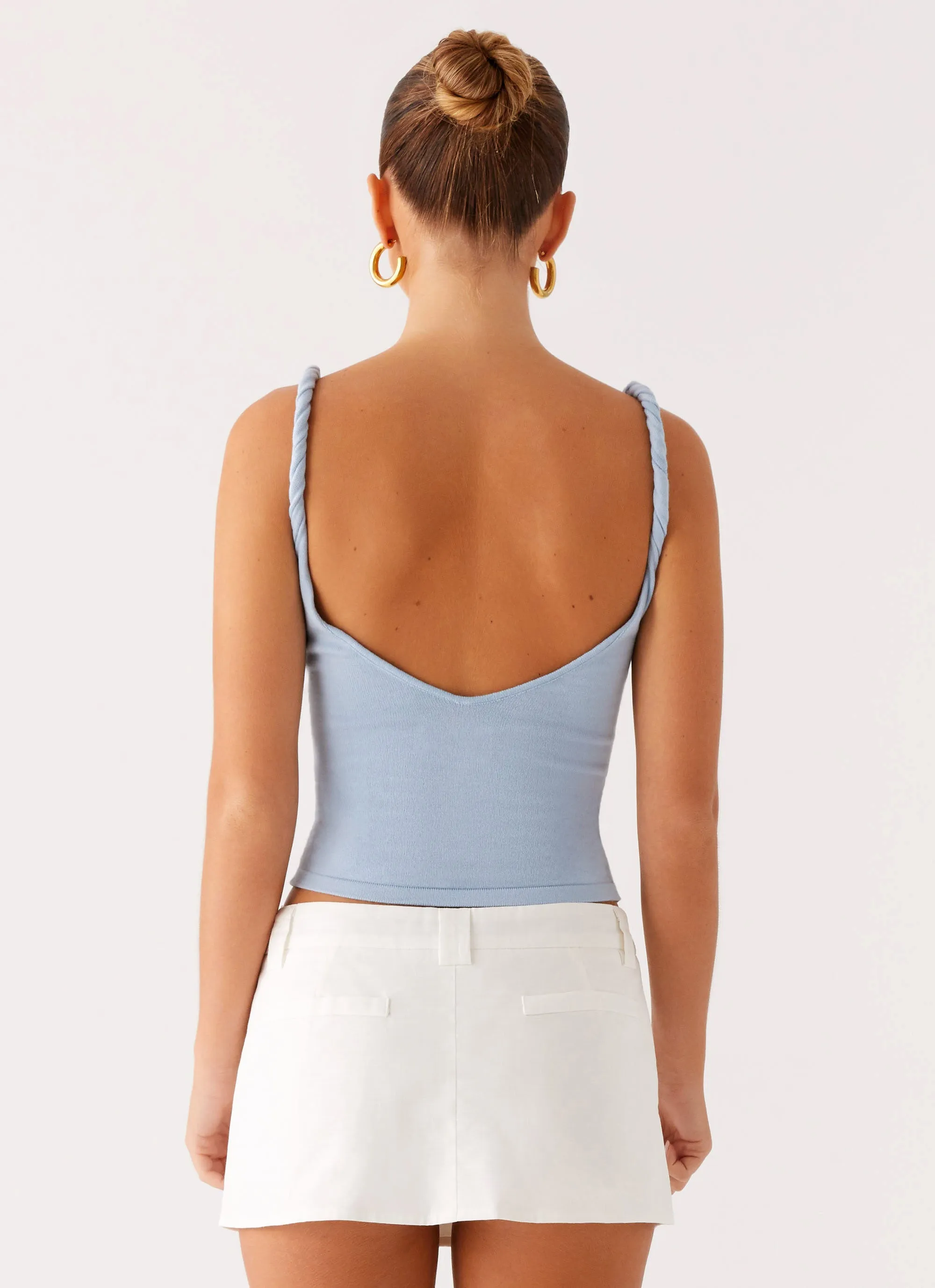 On Trend Linen Mini Skort - White sold by Peppermayo product image thumbnail 4