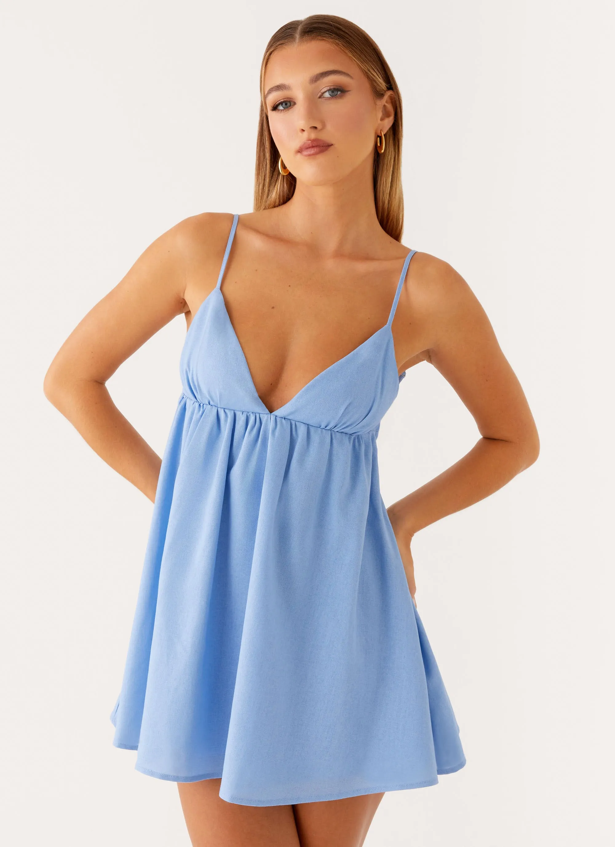 Greer Mini Dress - Blue sold by Peppermayo product image thumbnail 5