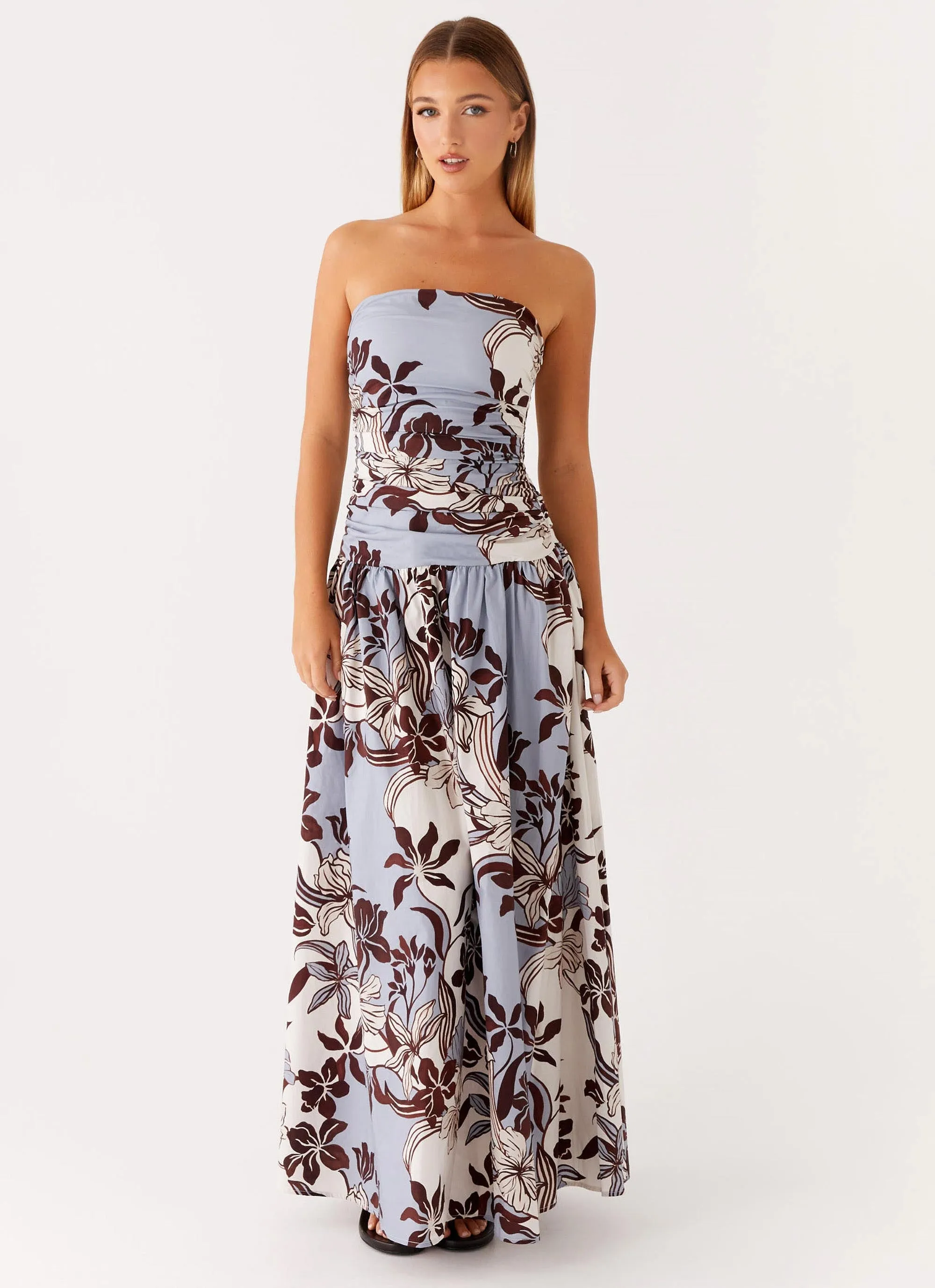 Carmel Maxi Dress - Bluewood Blossom sold by Peppermayo product image thumbnail 5