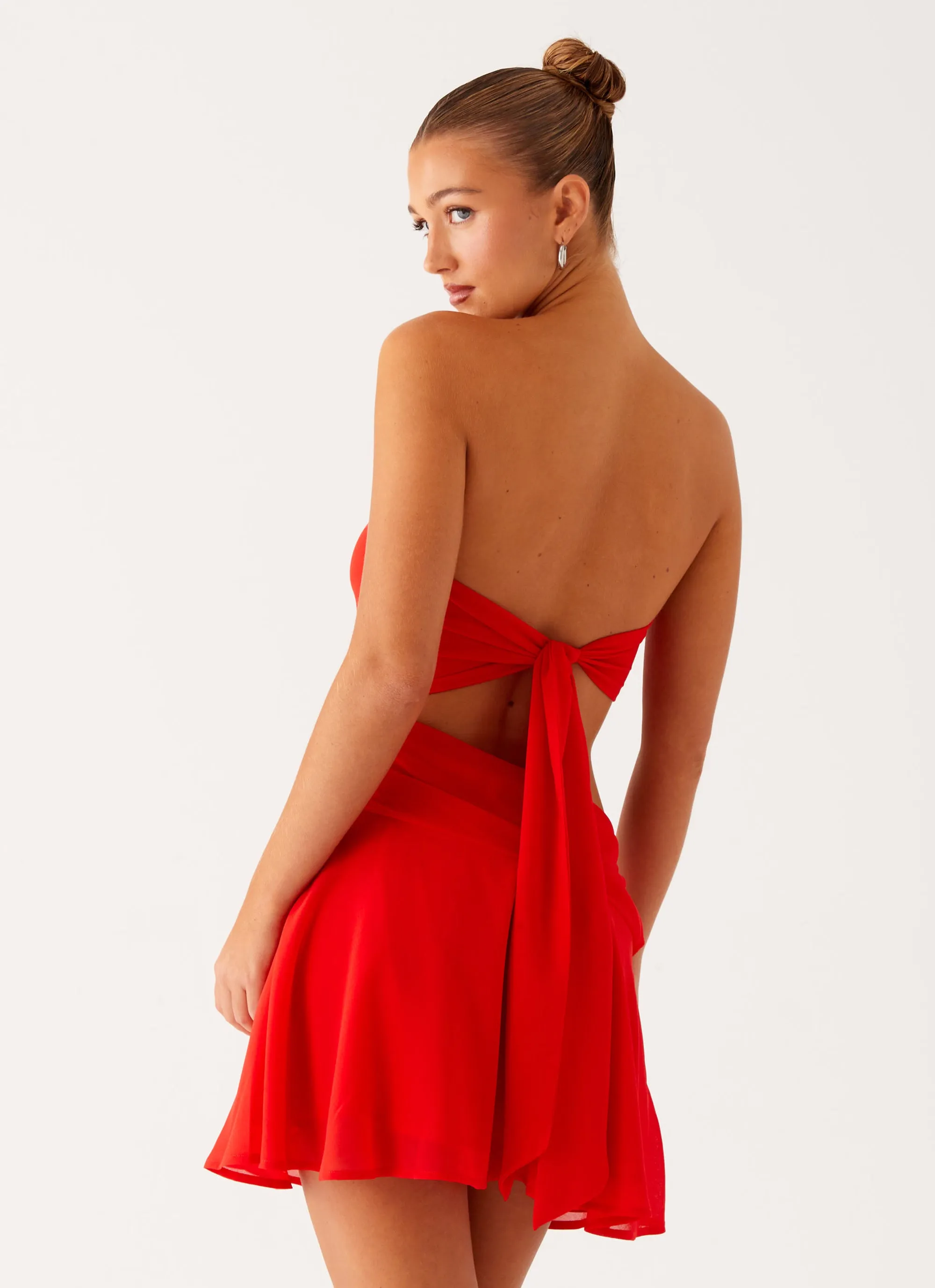 Marbella Mini Dress - Red sold by Peppermayo product image thumbnail 4