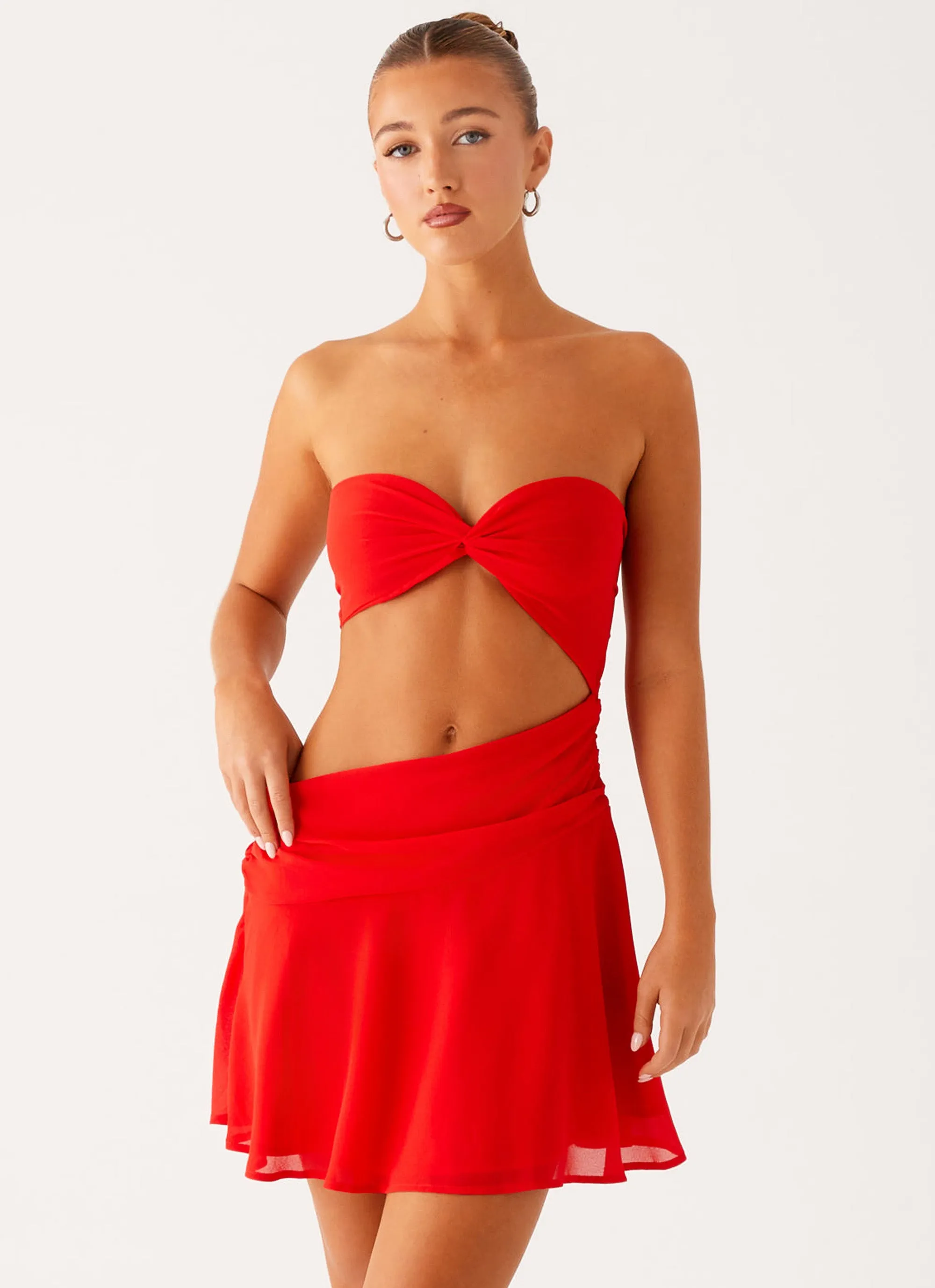 Marbella Mini Dress - Red sold by Peppermayo product image thumbnail 2