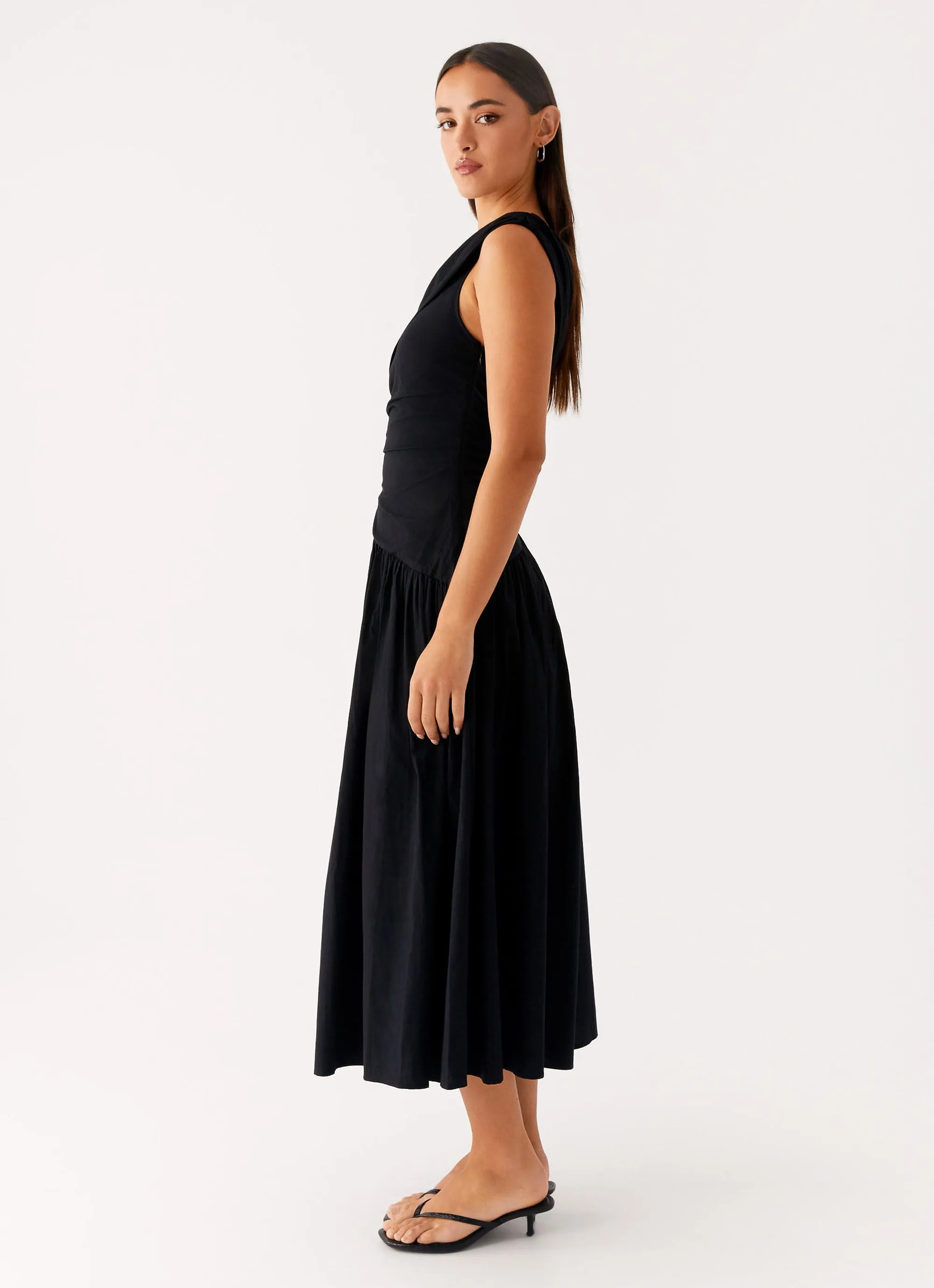 Janessa Midi Dress - Black sold by Peppermayo product image thumbnail 5