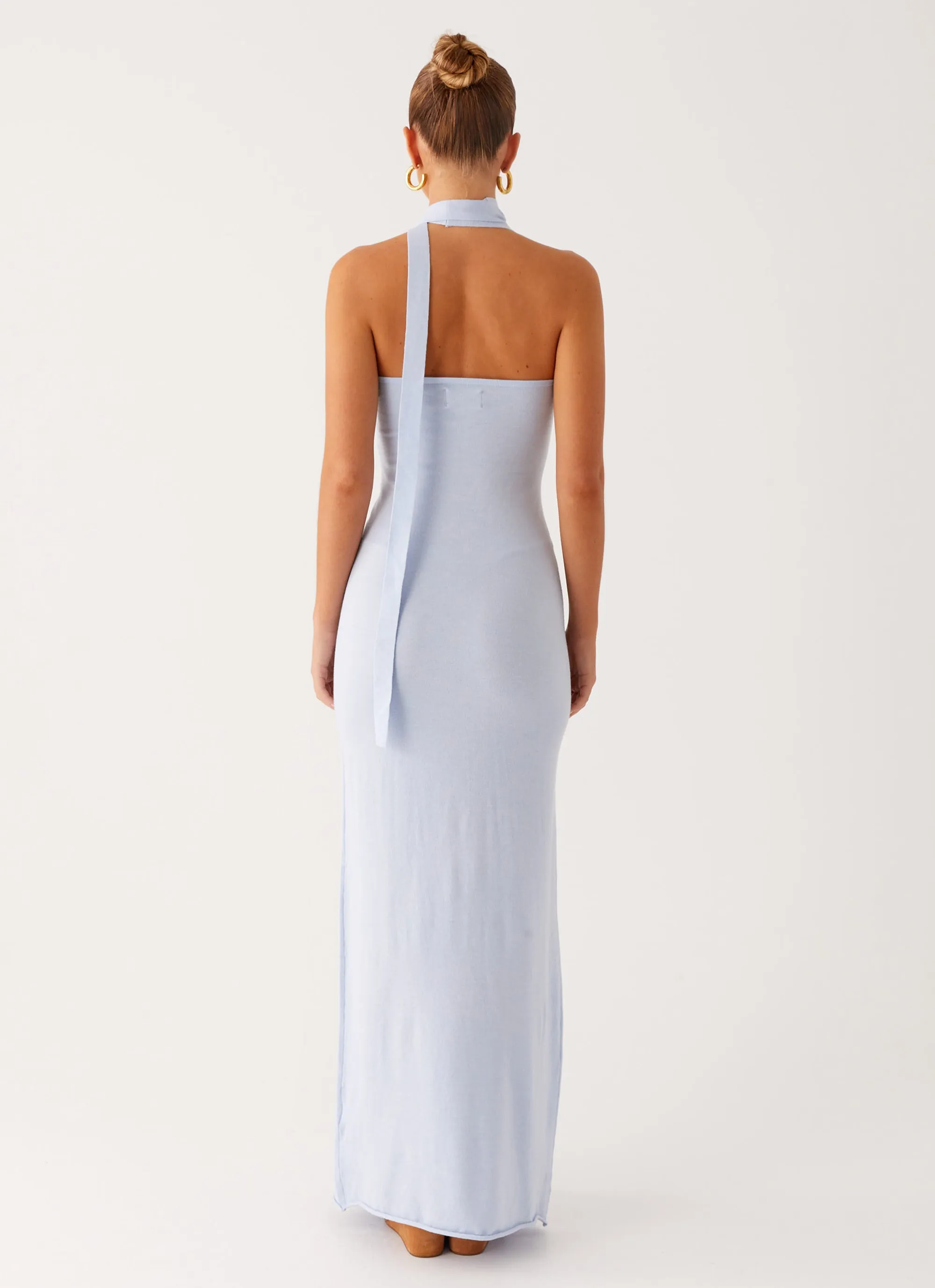 Eddie Knit Maxi Dress - Blue sold by Peppermayo product image thumbnail 4