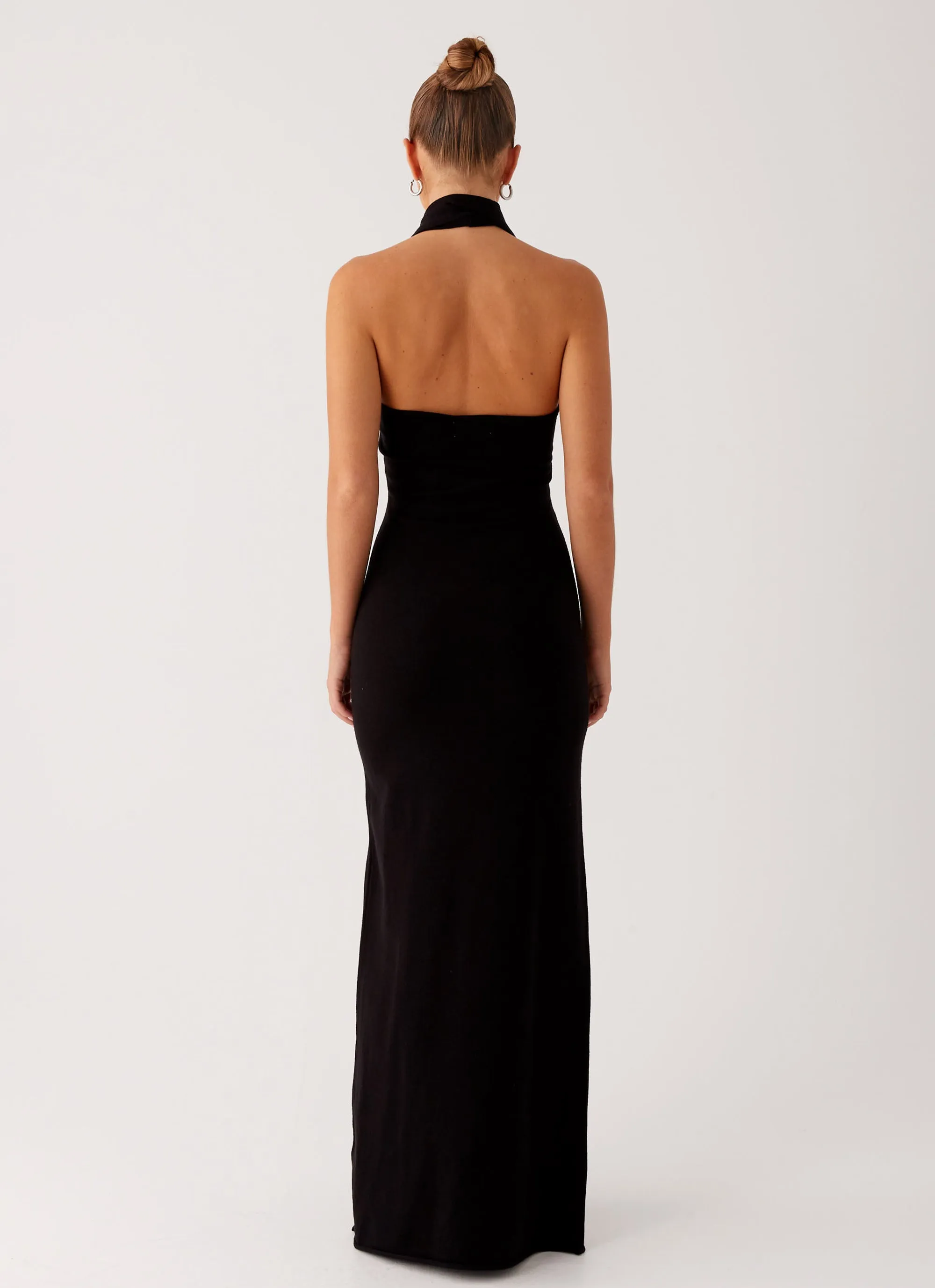 Eddie Knit Maxi Dress - Black sold by Peppermayo product image thumbnail 4
