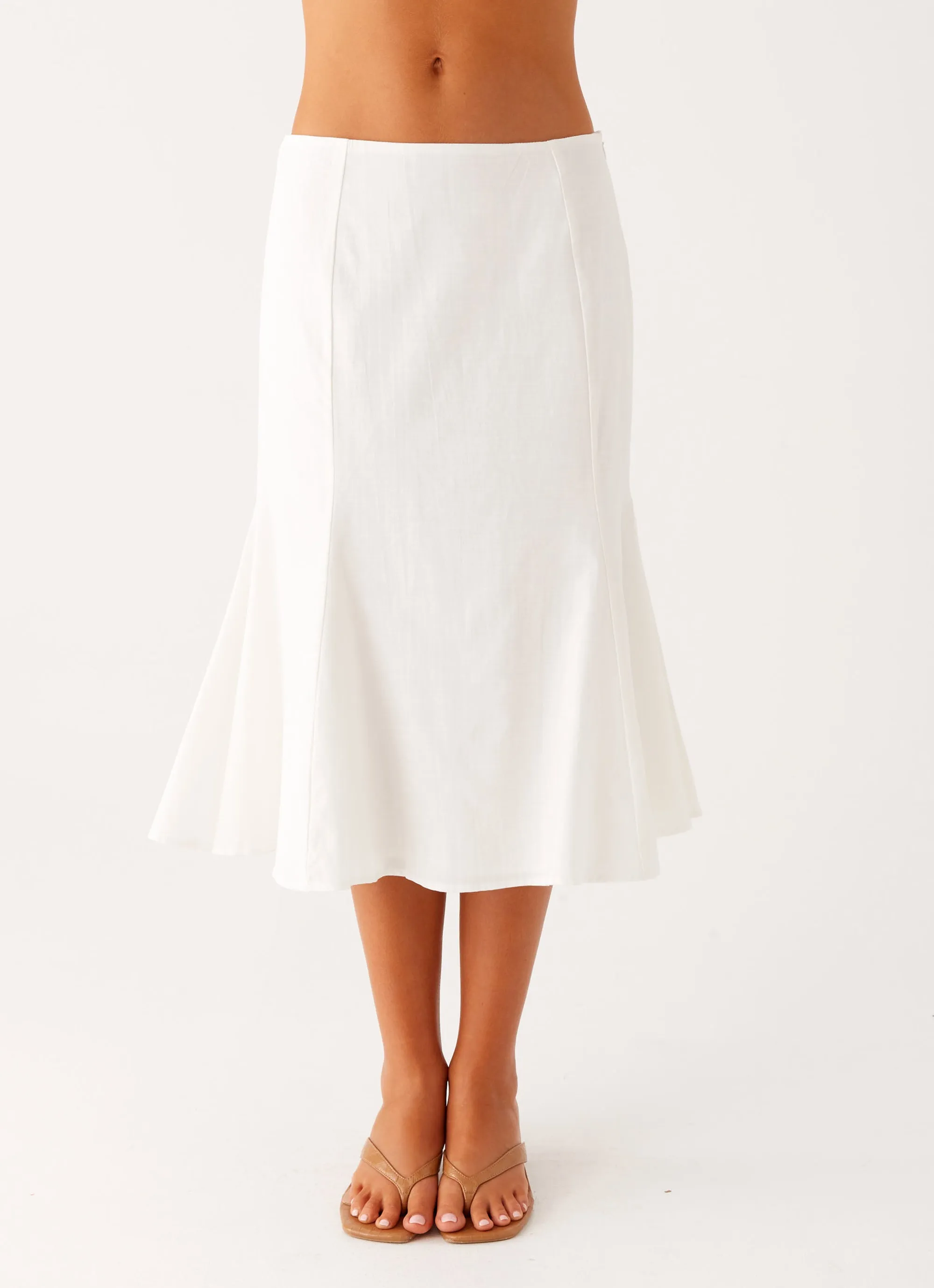 Olive Midi Skirt - Ivory sold by Peppermayo product image thumbnail 5