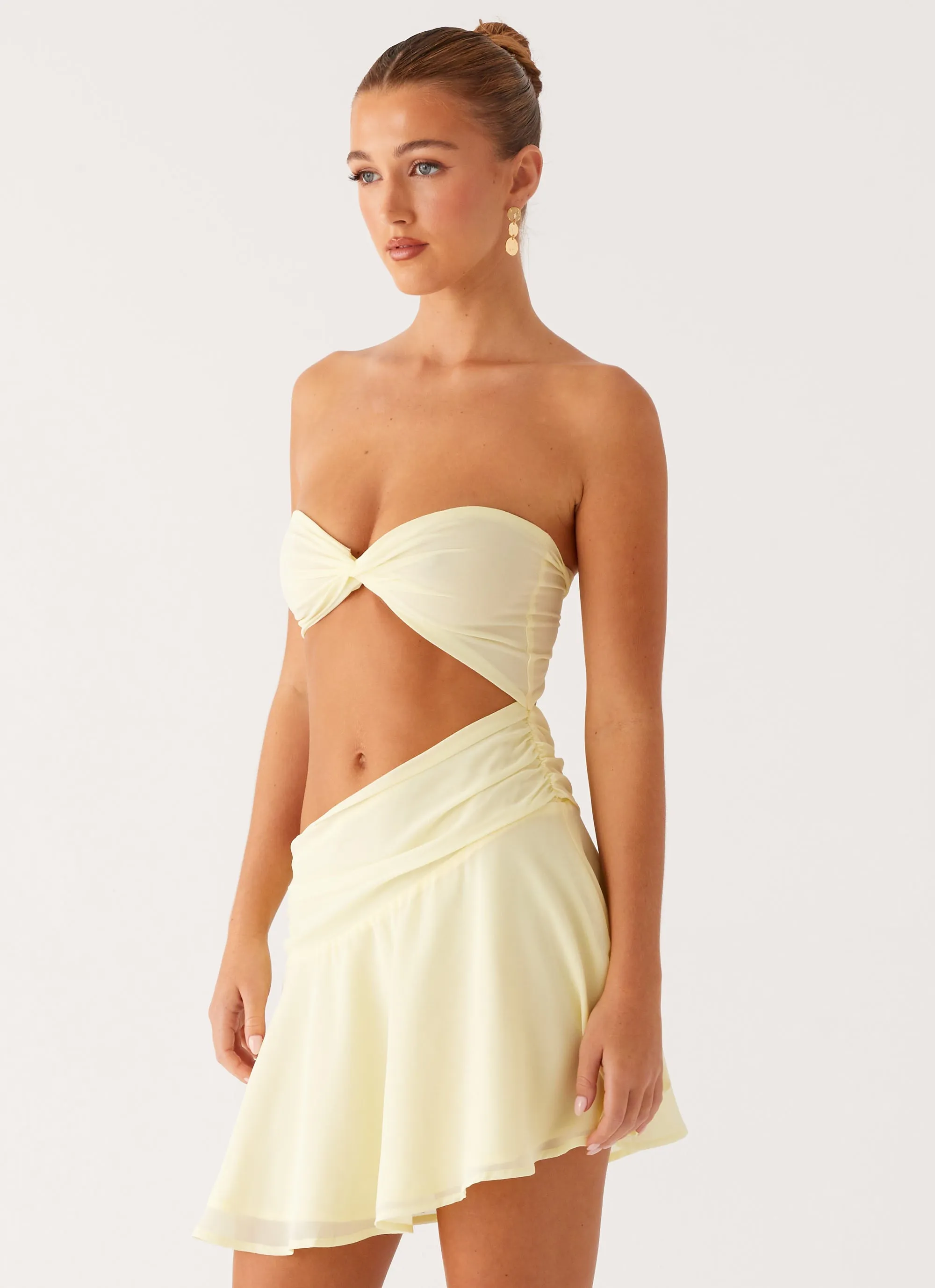 Marbella Mini Dress - Yellow sold by Peppermayo product image thumbnail 5