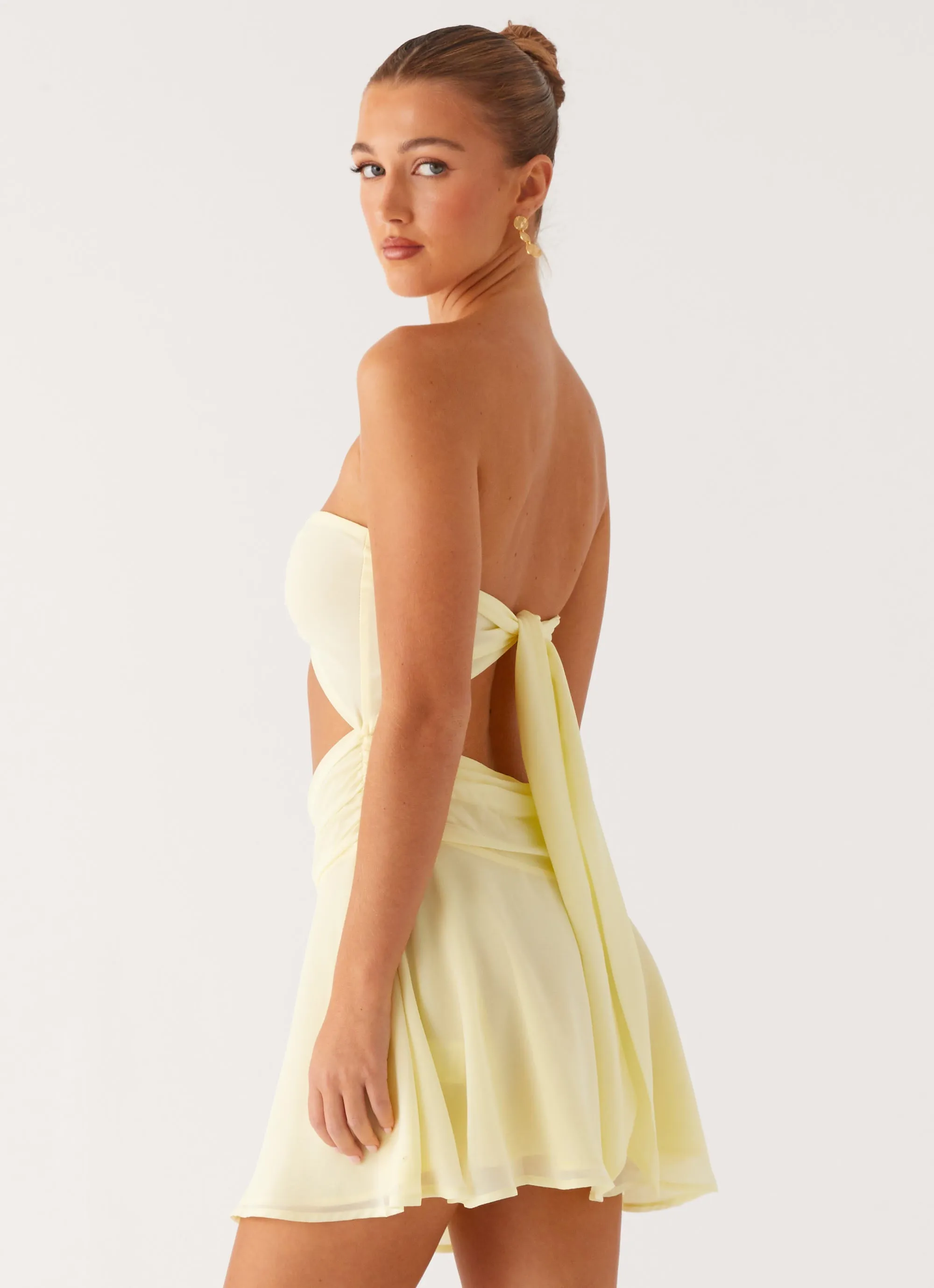 Marbella Mini Dress - Yellow sold by Peppermayo product image thumbnail 2