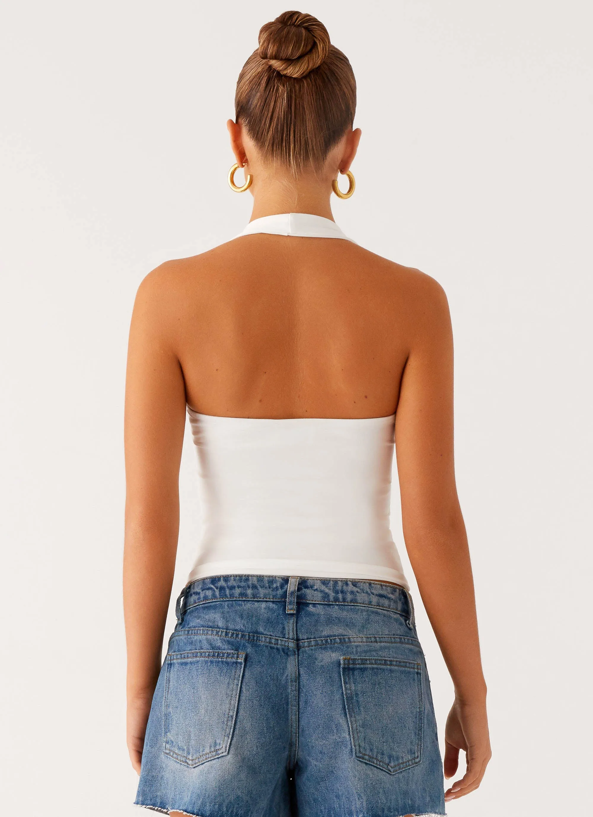 Diego Halter Top - Off White sold by Peppermayo product image thumbnail 2