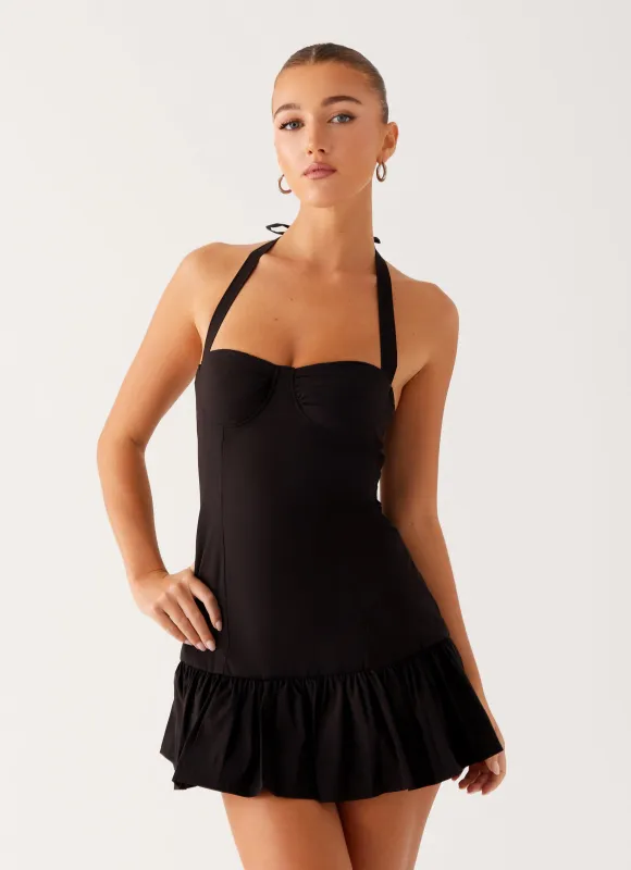 Cheryl Bustier Mini Dress - Black sold by Peppermayo