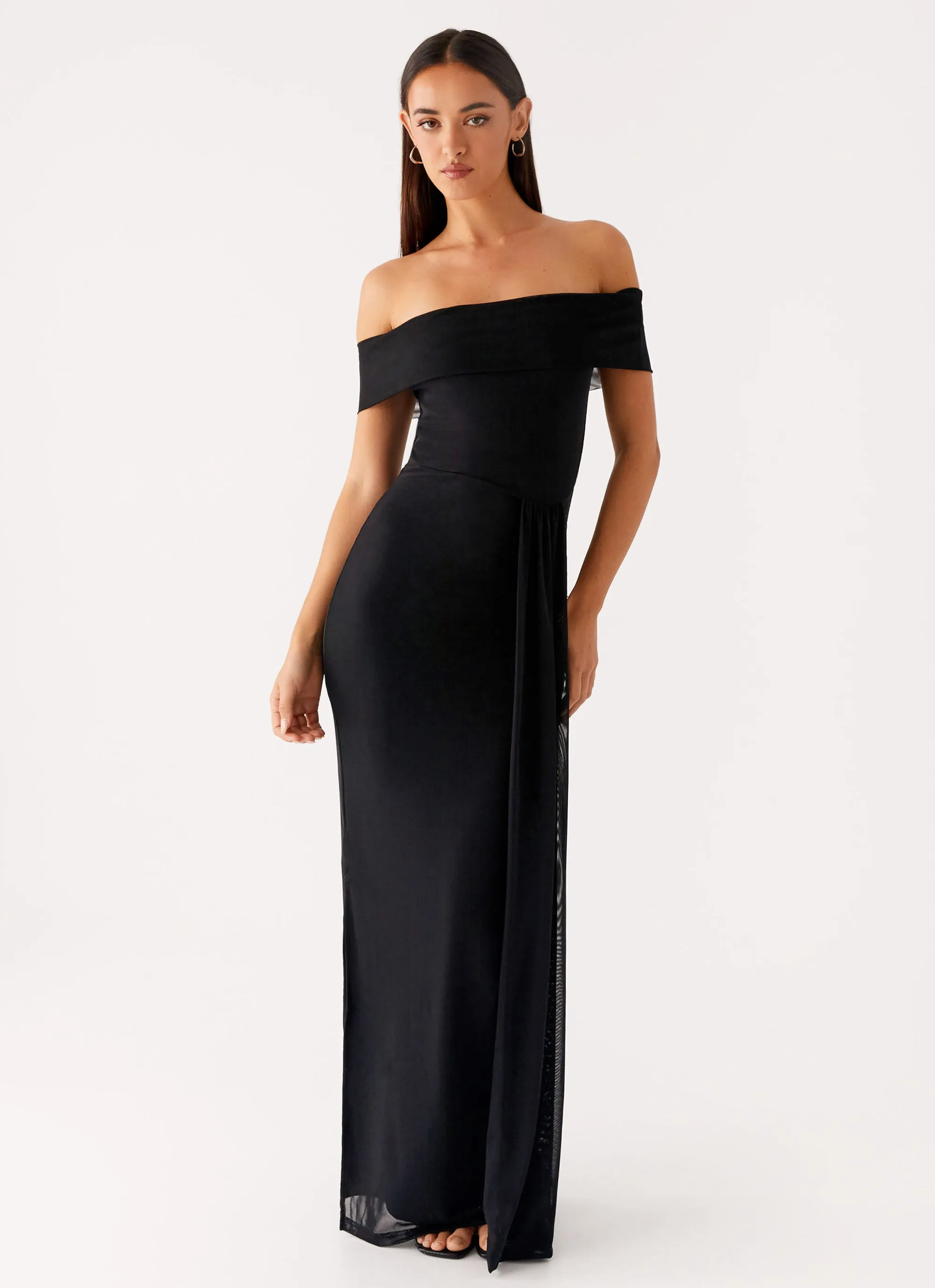 Aileen Maxi Dress - Black sold by Peppermayo