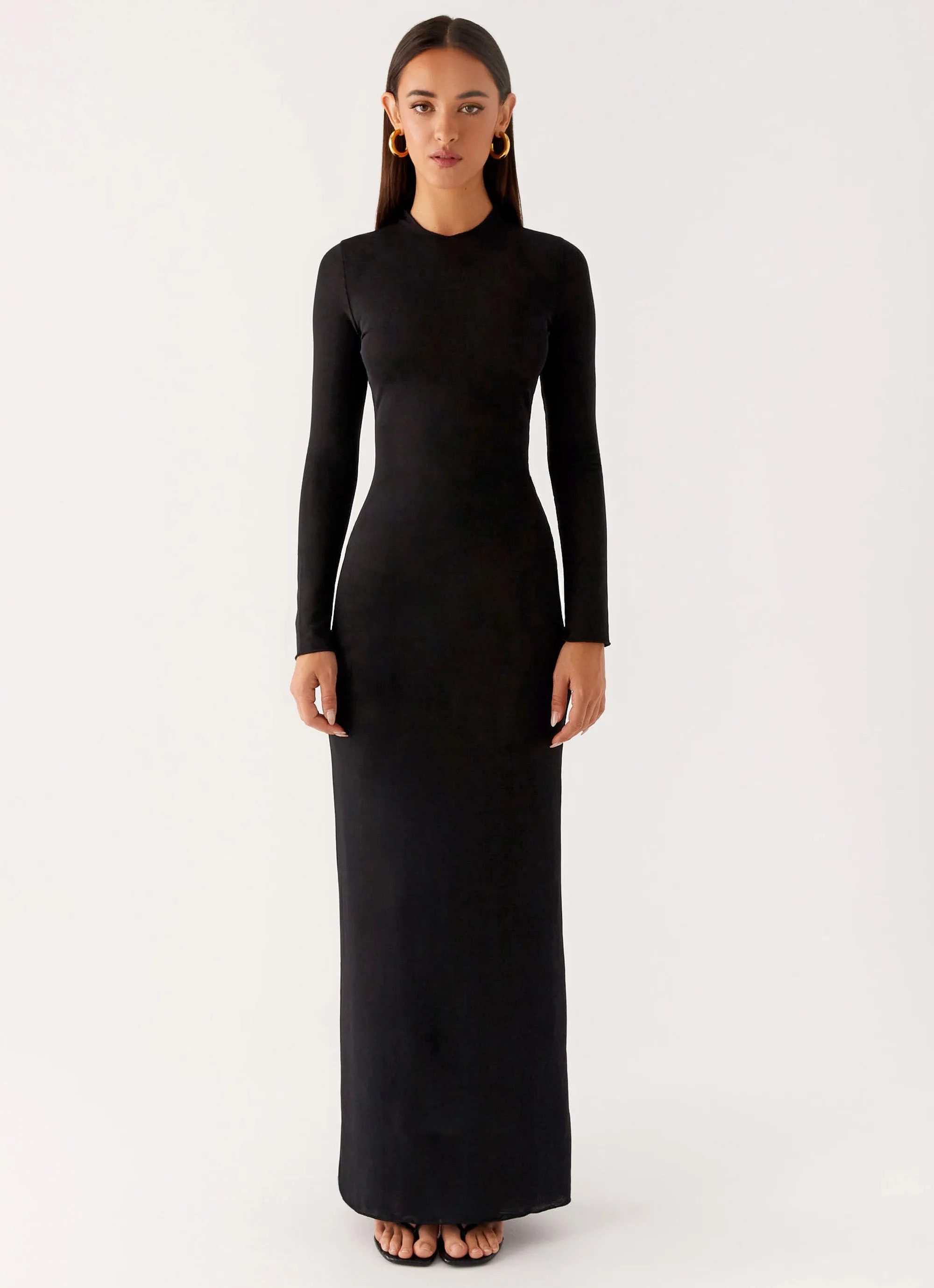 Kamora Maxi Dress - Black sold by Peppermayo